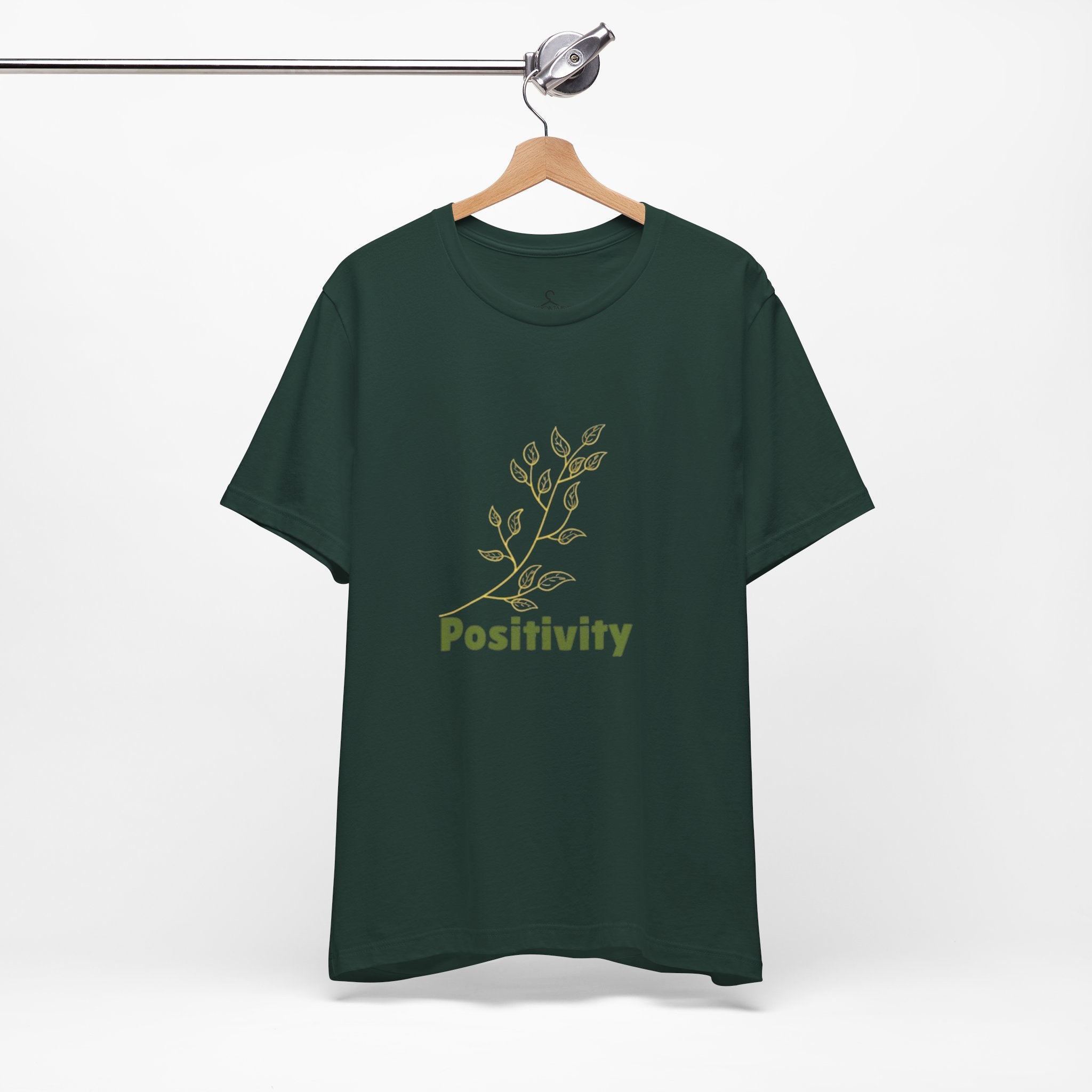 Positivity Flower T-Shirt – Aesthetic Graphic Tee with Positive Vibes (Unisex)