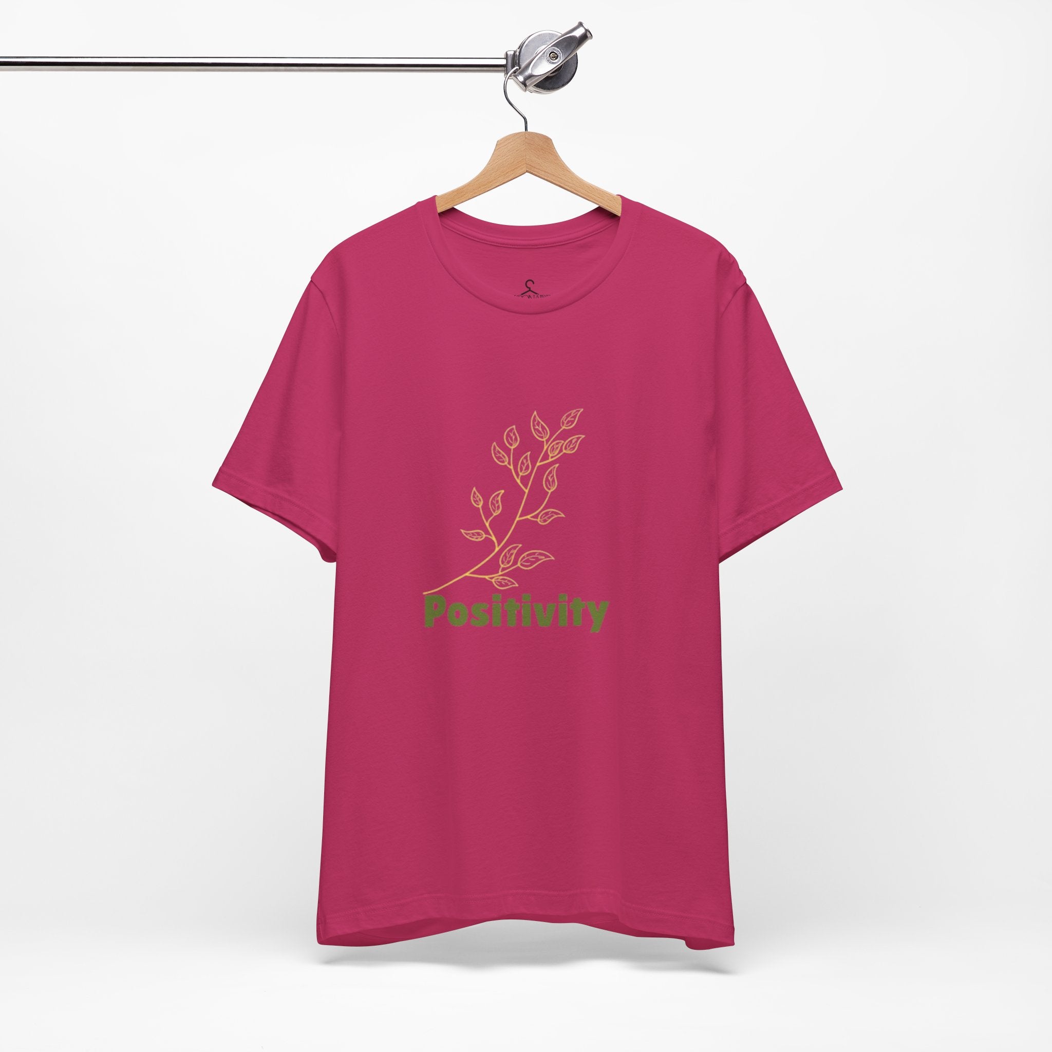 Positivity Flower T-Shirt – Aesthetic Graphic Tee with Positive Vibes (Unisex)