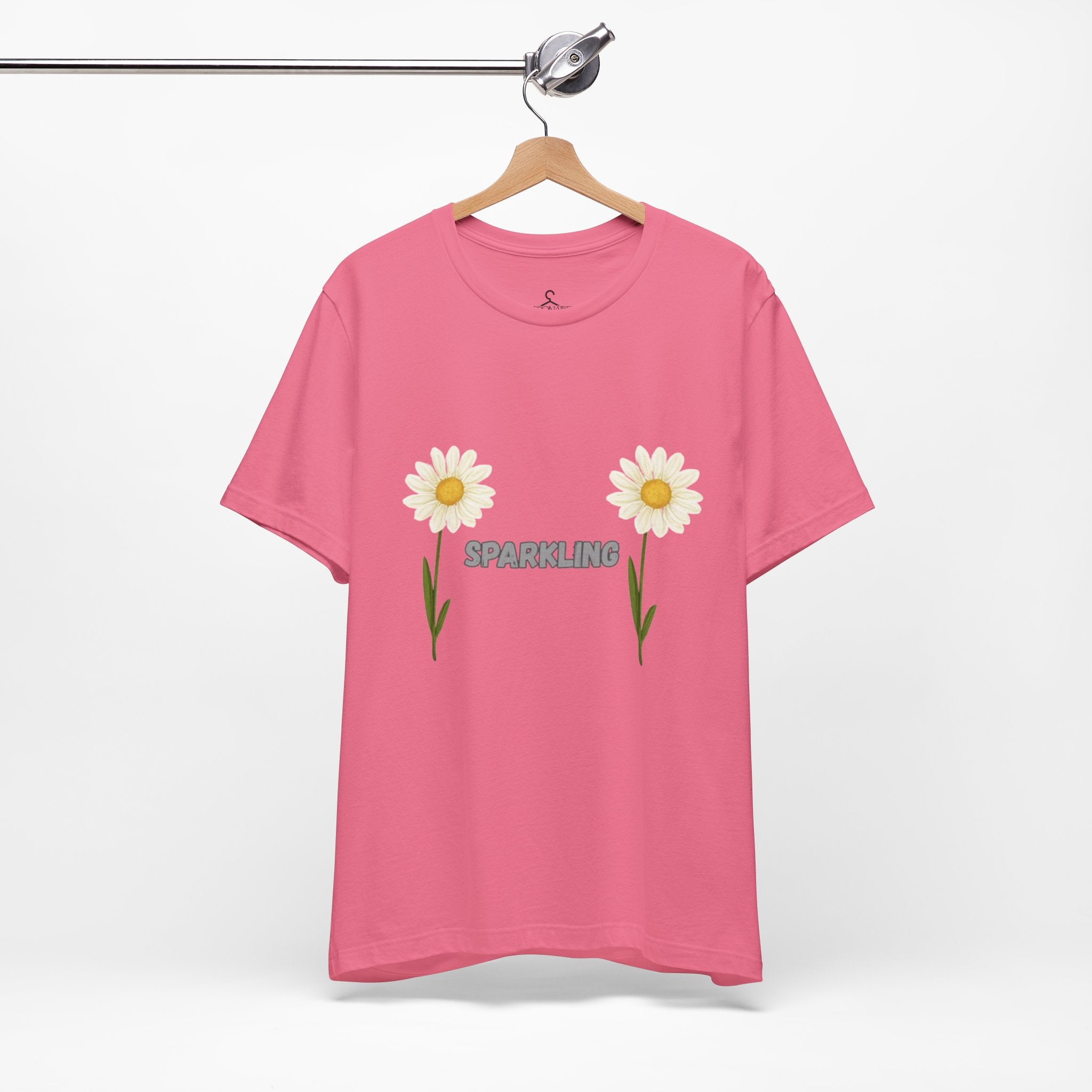 Sparkling Flower T-Shirt – Positive Vibes Aesthetic Graphic Tee (Unisex)