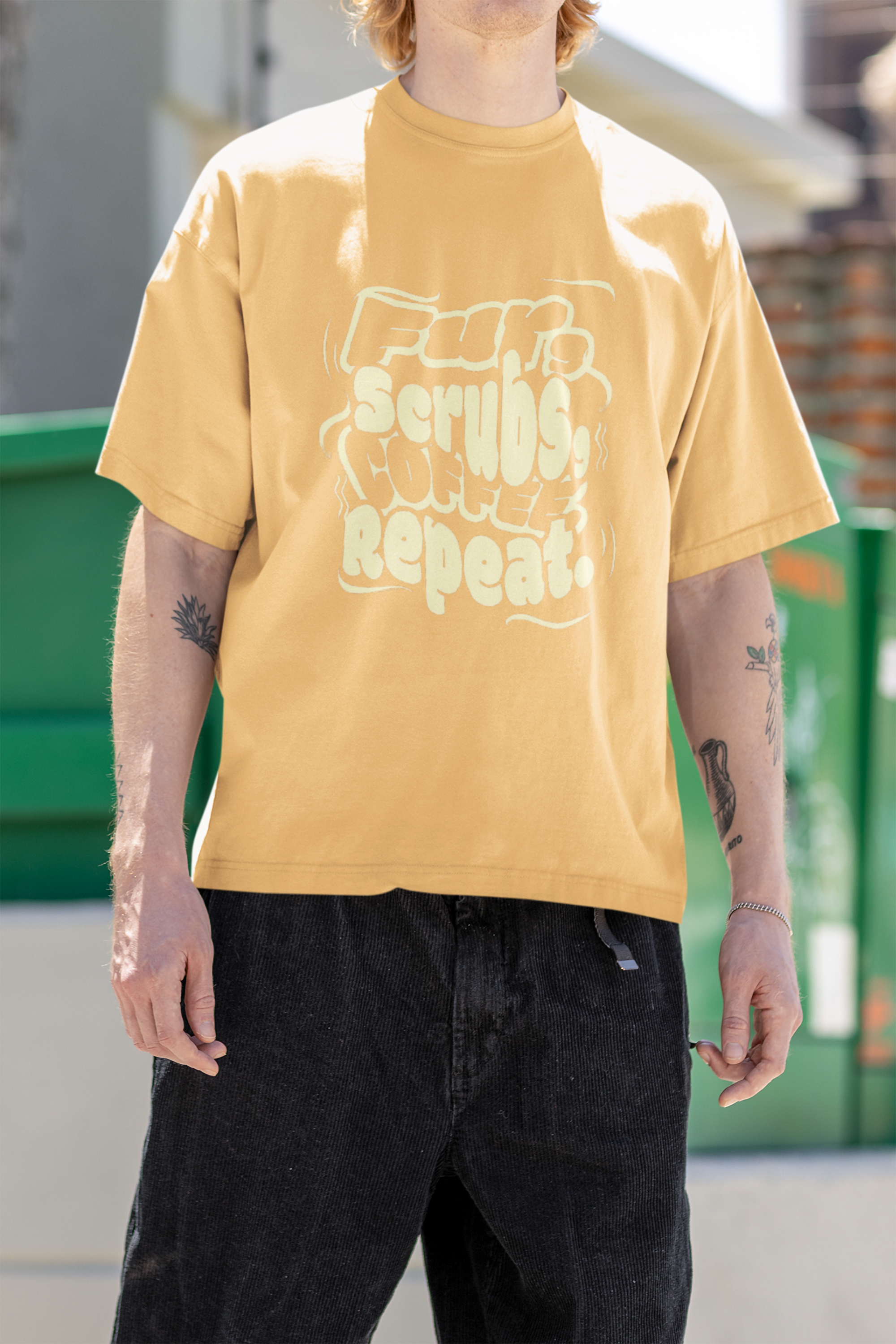 Fur Scrub Coffee Repeat T-Shirt – Funny Nurse Pet Lover Tee