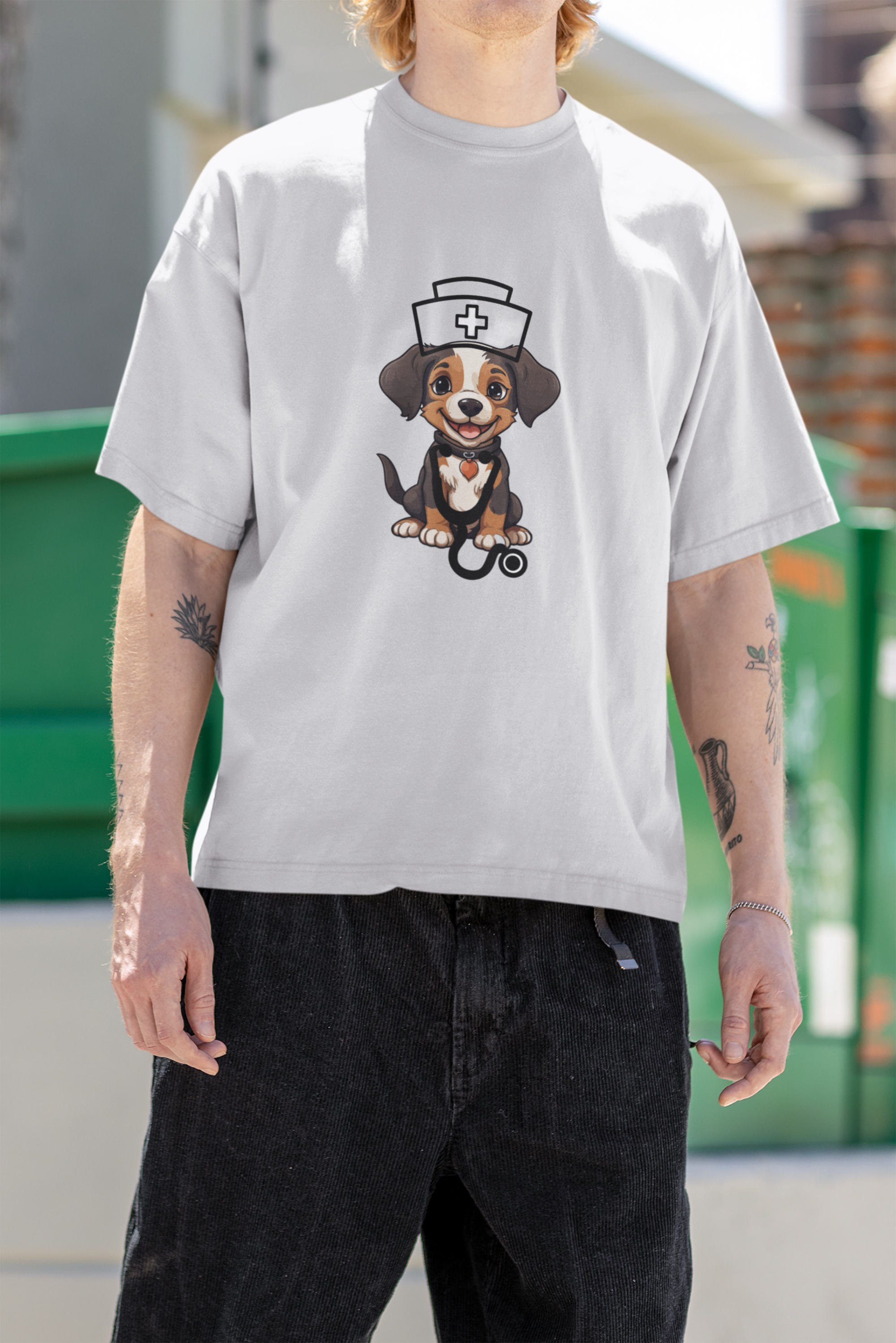 Minimalist Dog T-Shirt – Cute Pet Lover Graphic Tee