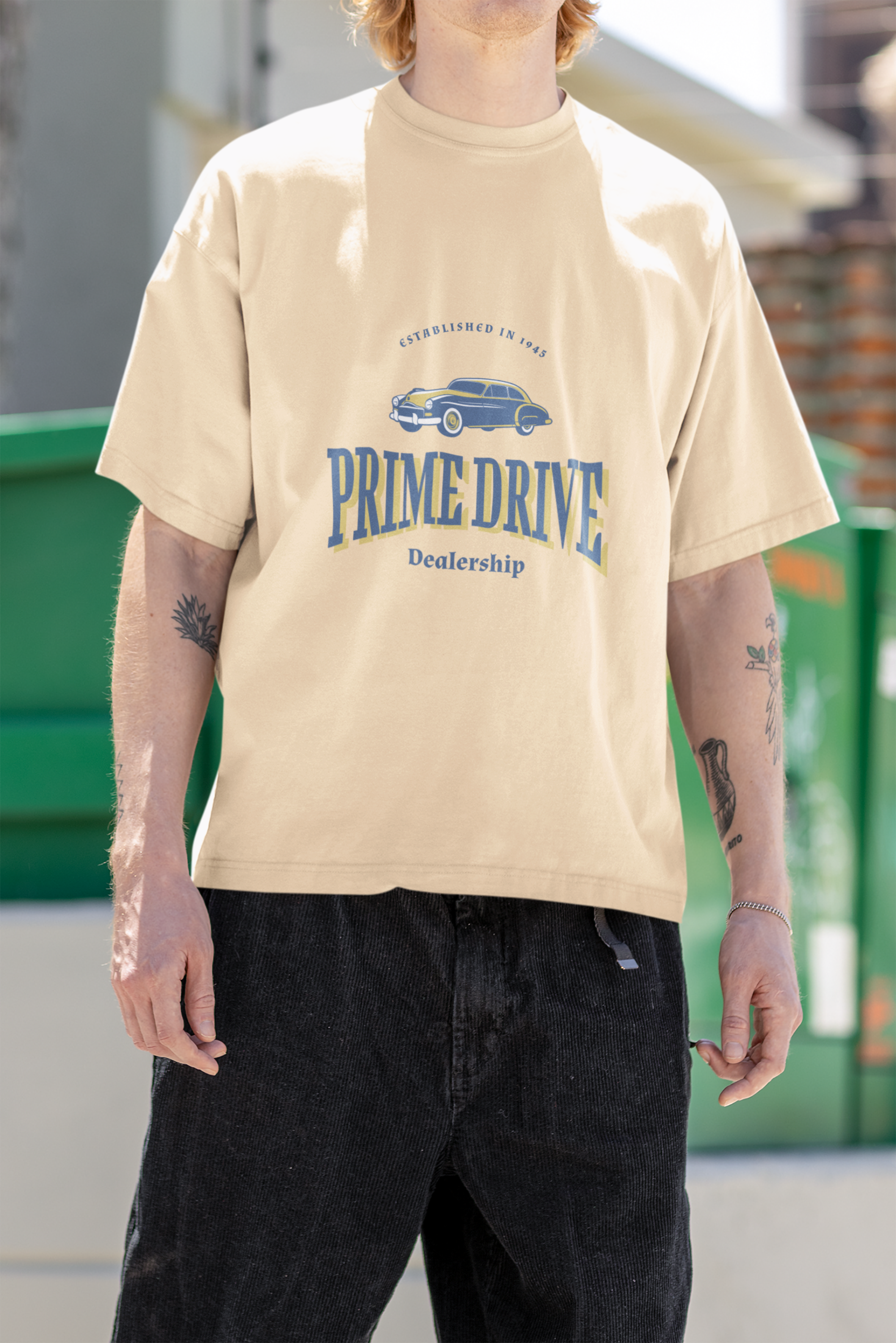 Prime Drive Vintage Car T-Shirt – Retro Classic Auto Graphic Tee