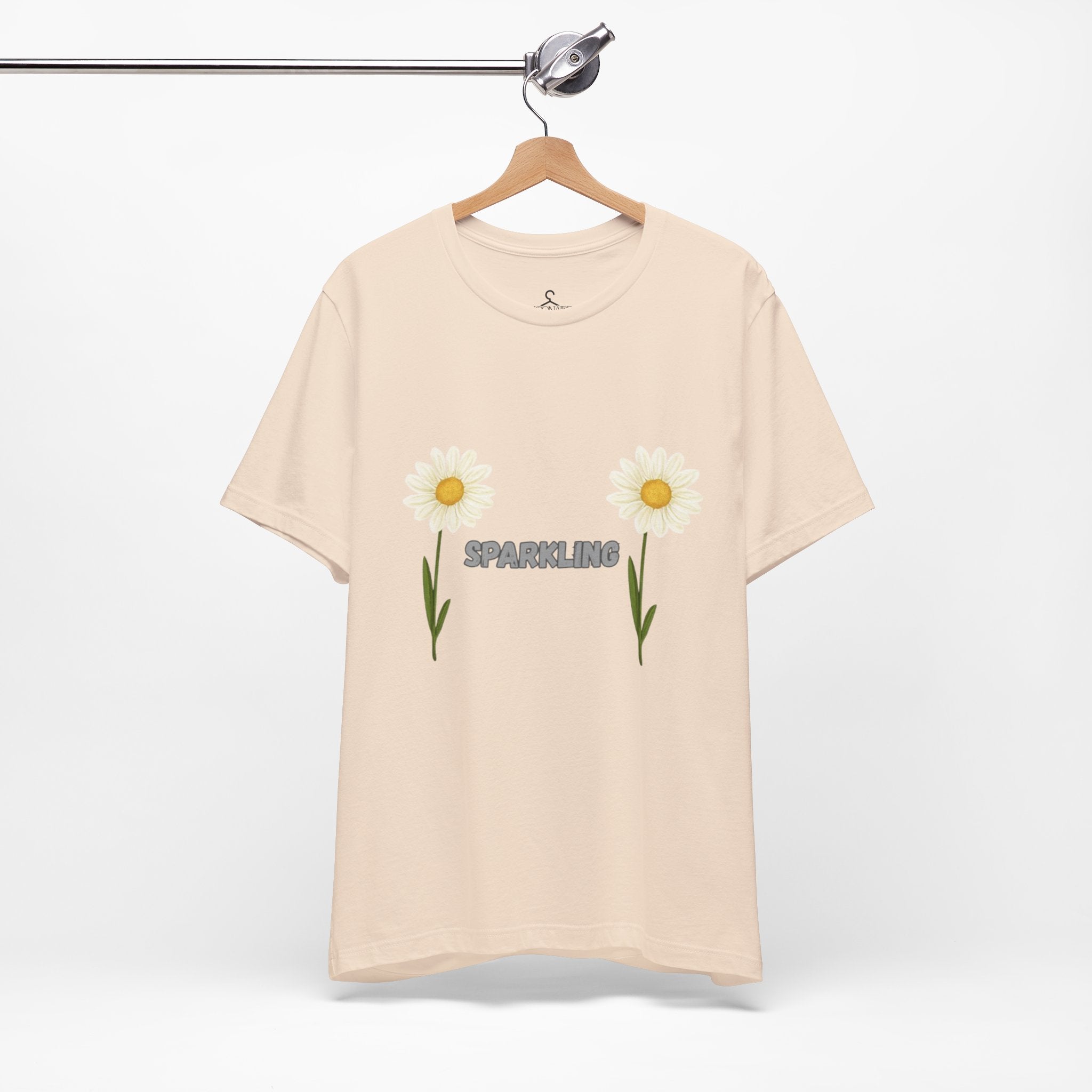 Sparkling Flower T-Shirt – Positive Vibes Aesthetic Graphic Tee (Unisex)