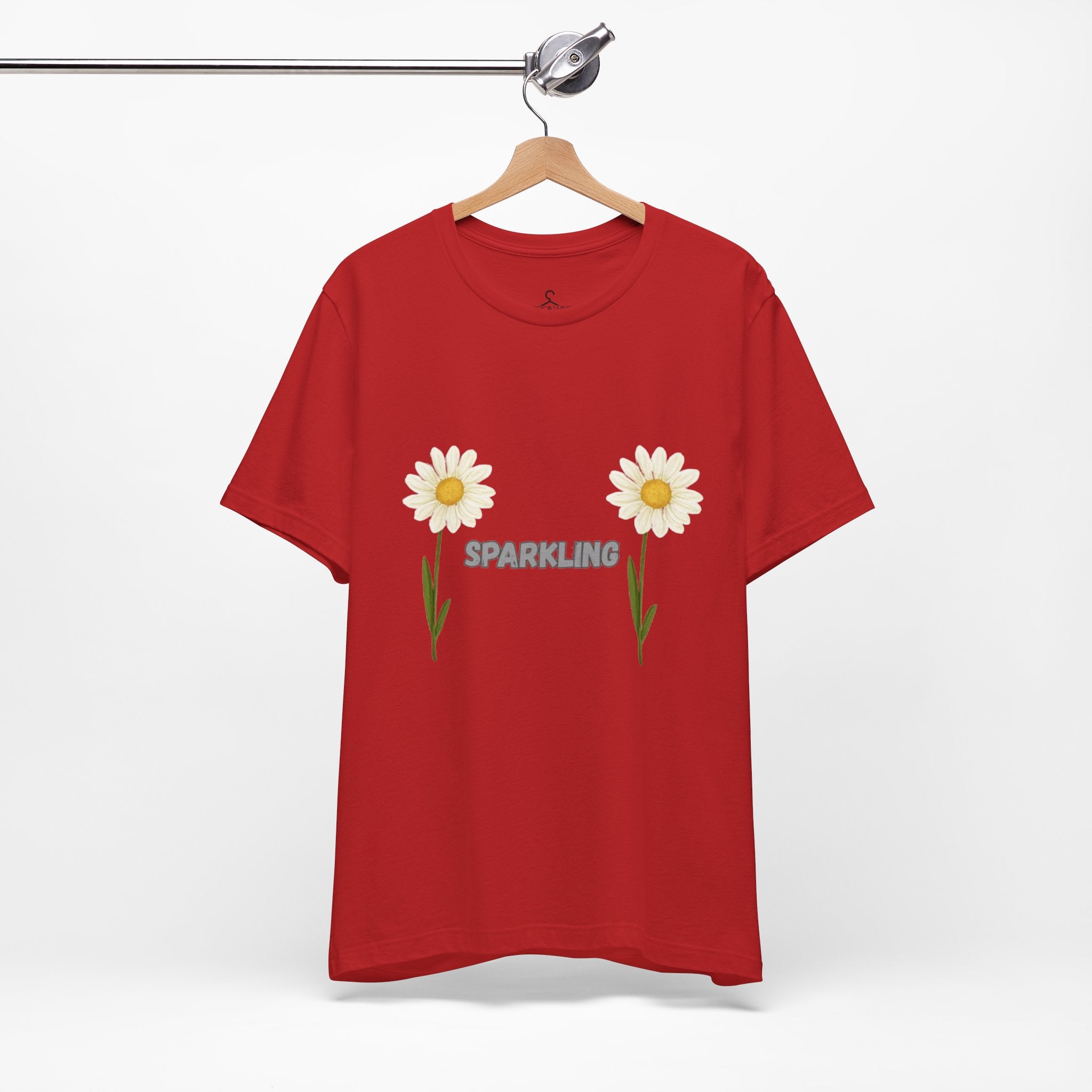 Sparkling Flower T-Shirt – Positive Vibes Aesthetic Graphic Tee (Unisex)