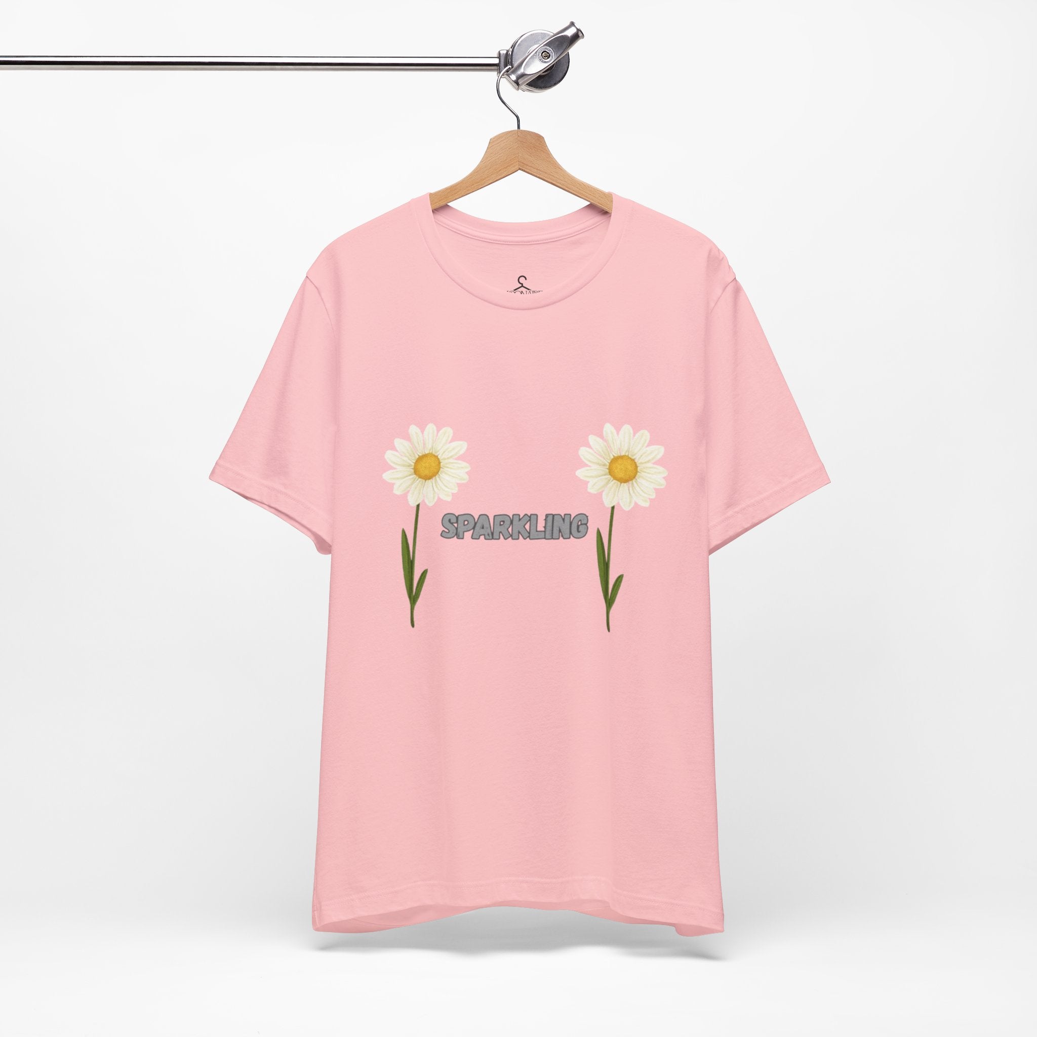 Sparkling Flower T-Shirt – Positive Vibes Aesthetic Graphic Tee (Unisex)