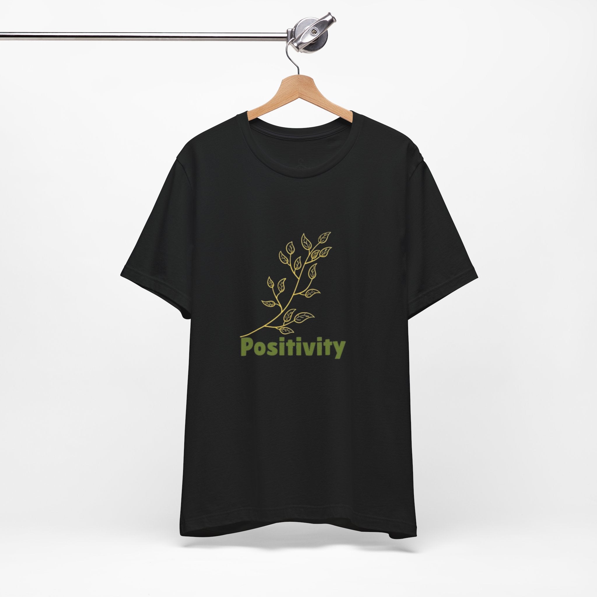 Positivity Flower T-Shirt – Aesthetic Graphic Tee with Positive Vibes (Unisex)