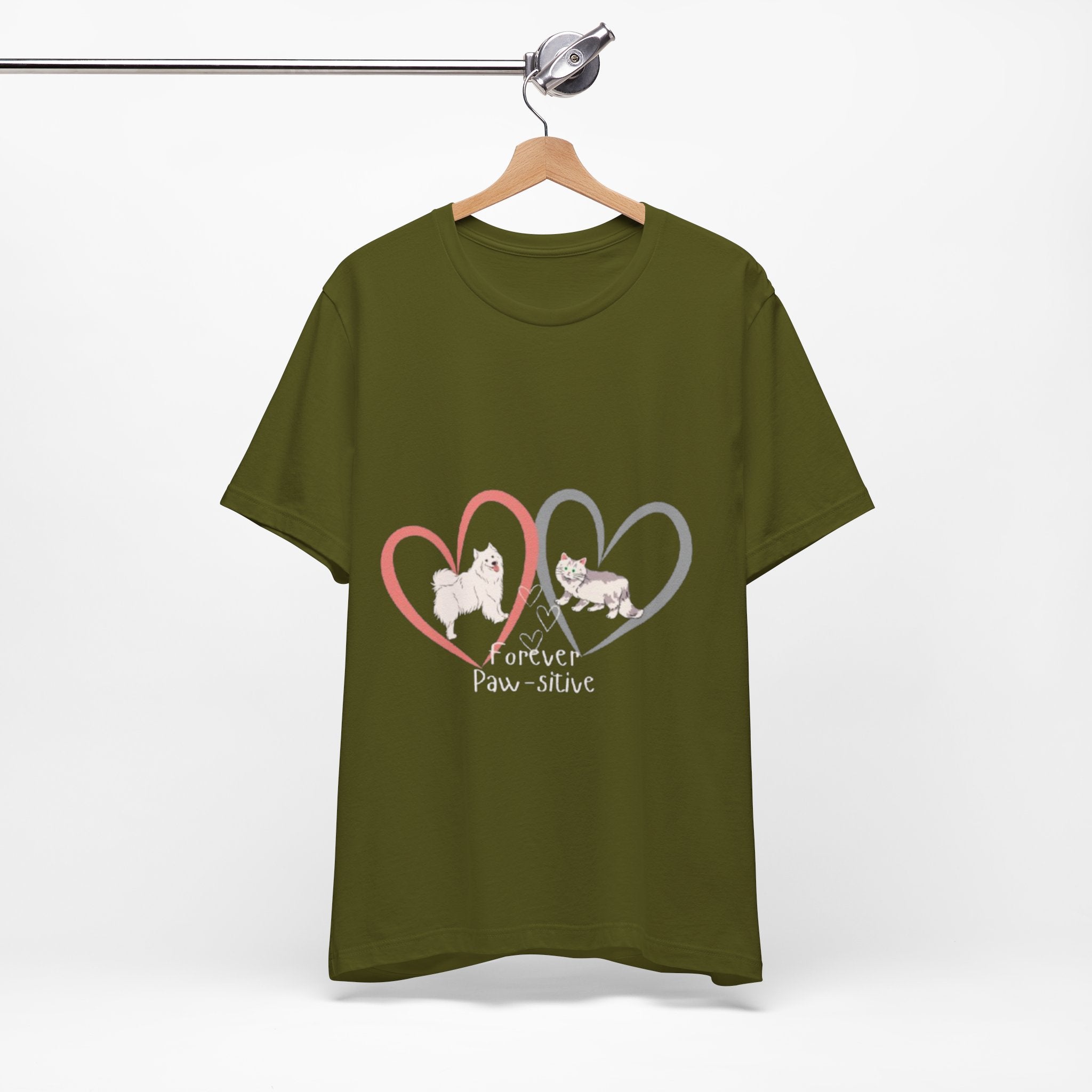 Always Paw-sitive T-Shirt – Cute Pet Lover Positive Vibes Tee