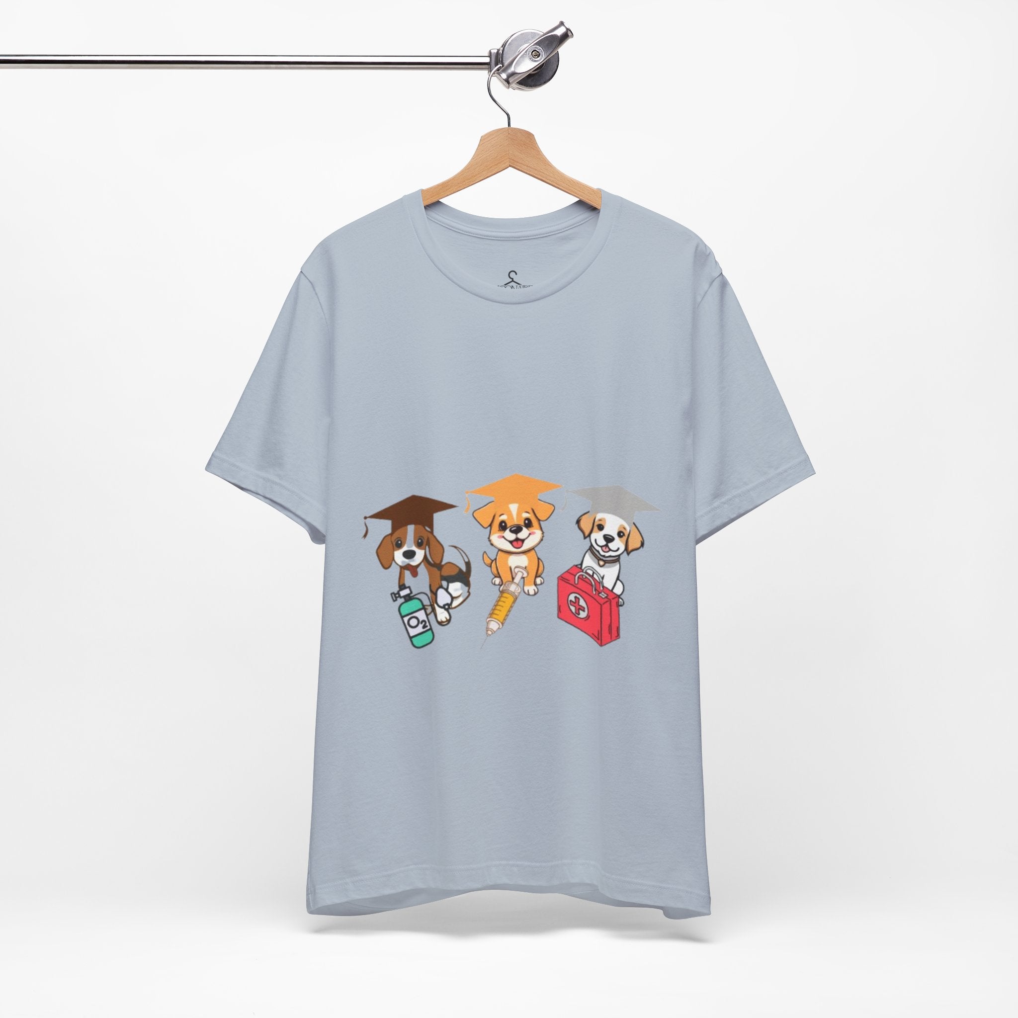 Three Dogs Graphic T-Shirt – Cute Dog Lover Tee