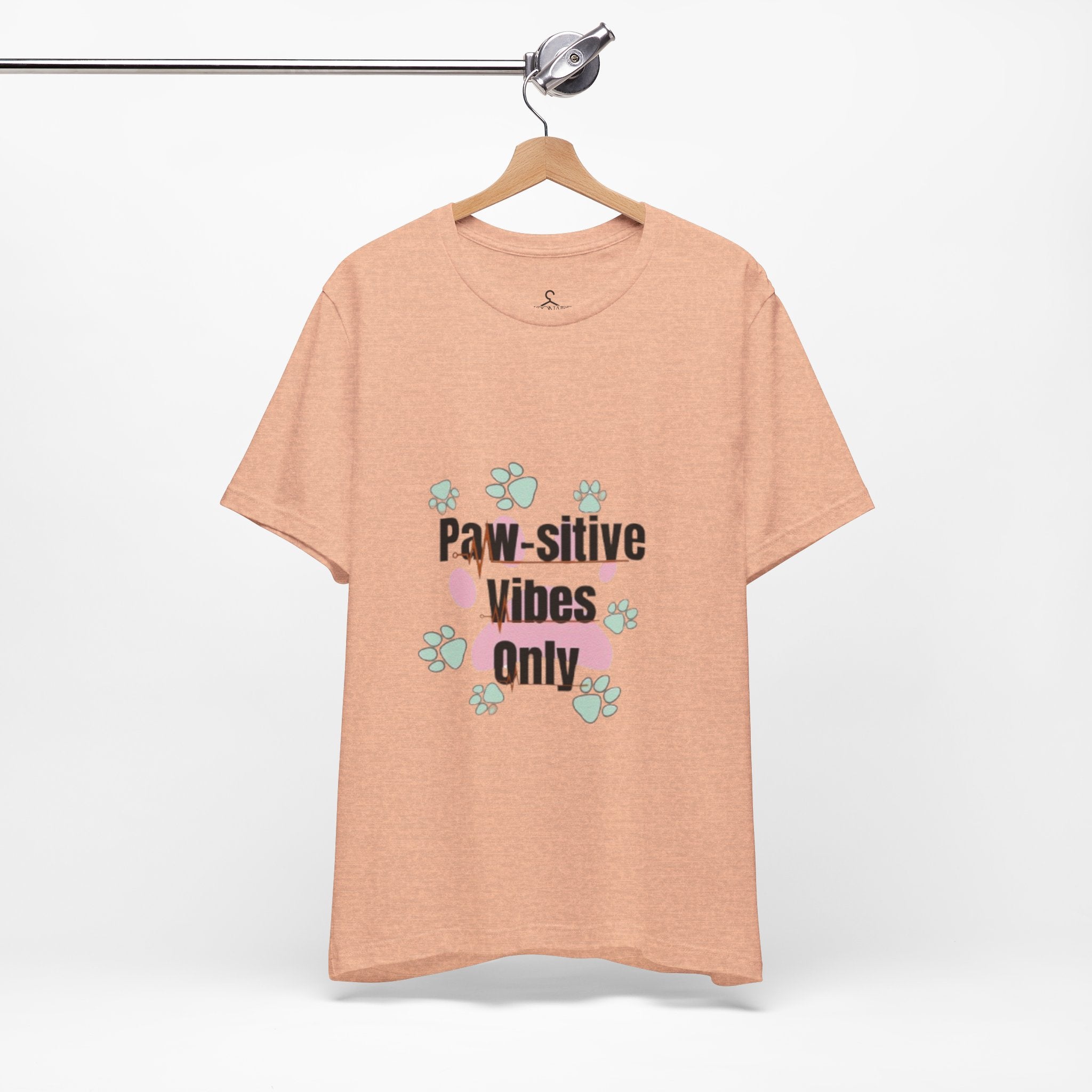 Paw-sitive Vibes T-Shirt – Cute Paws Graphic Tee for Pet Lovers