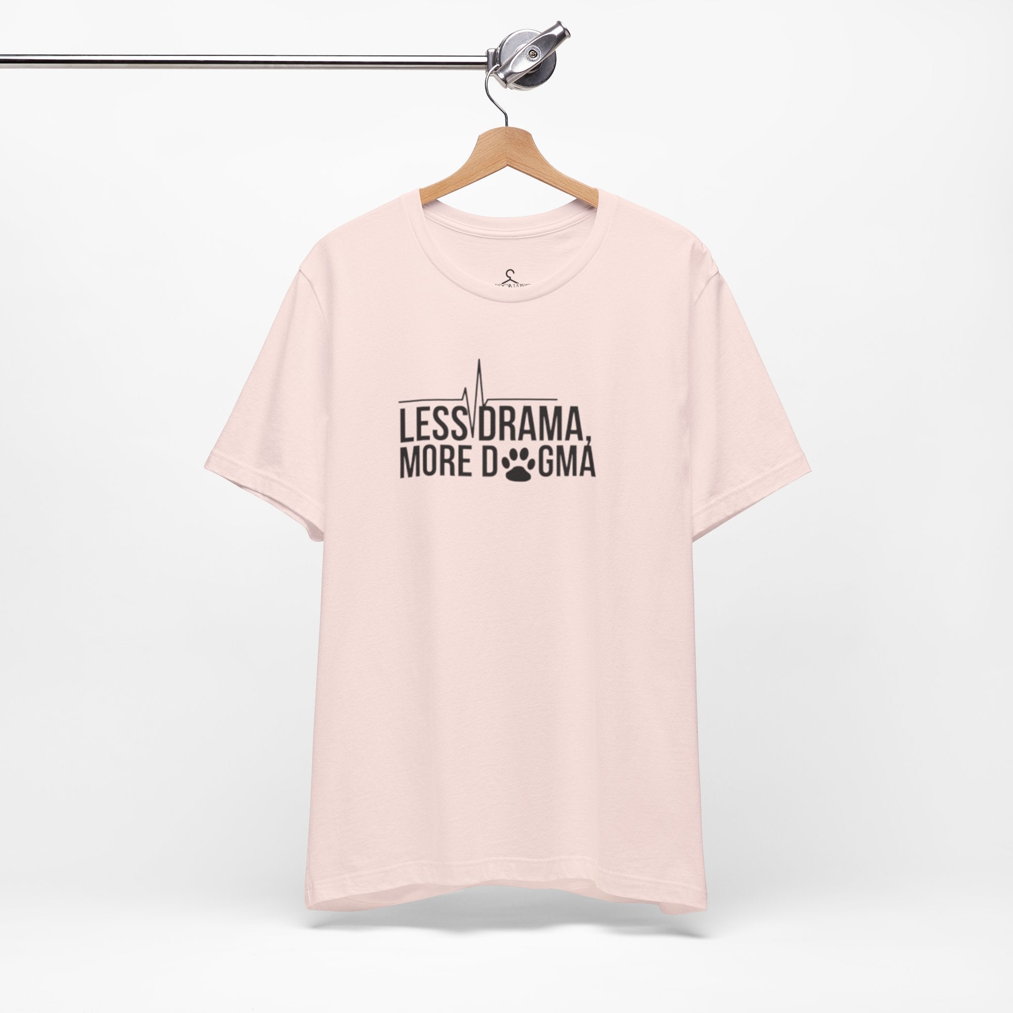 Less Drama More Dog Mama T-Shirt – Funny Dog Mom Tee