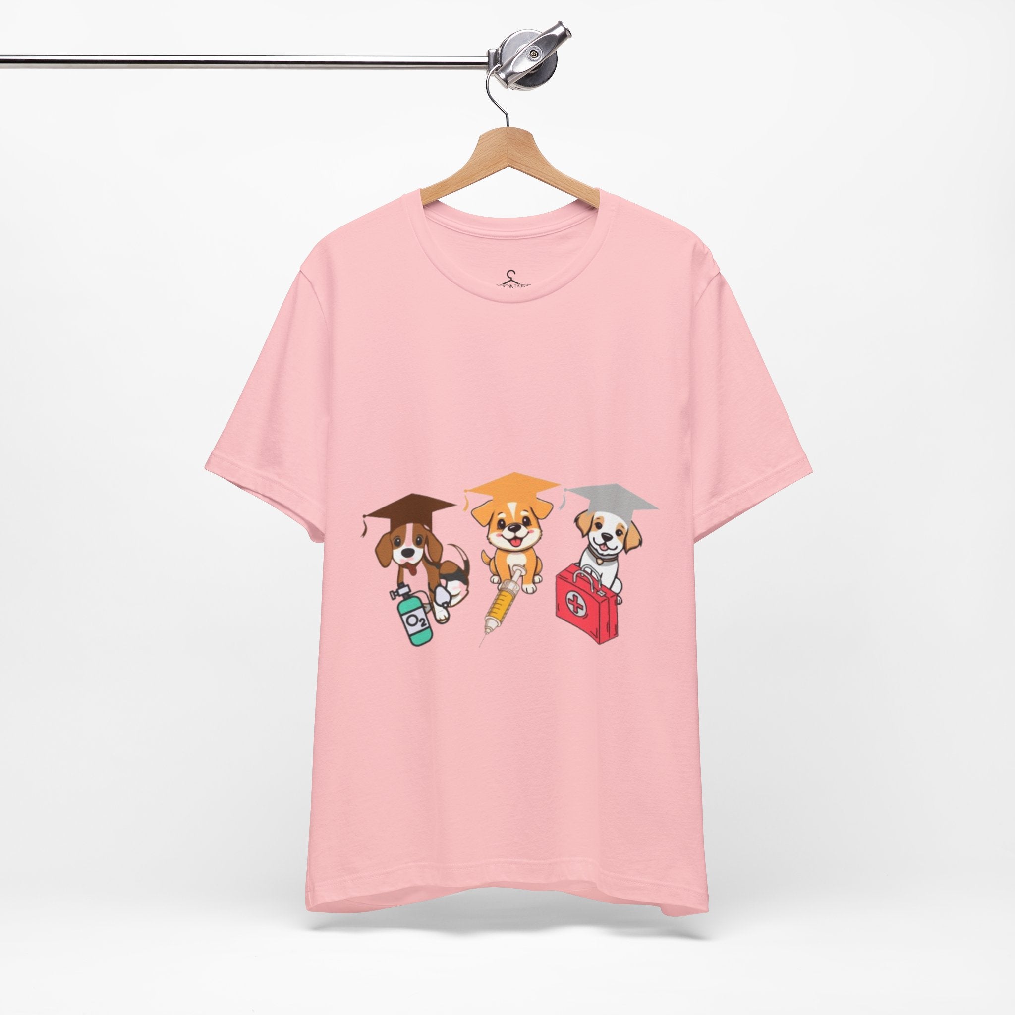 Three Dogs Graphic T-Shirt – Cute Dog Lover Tee