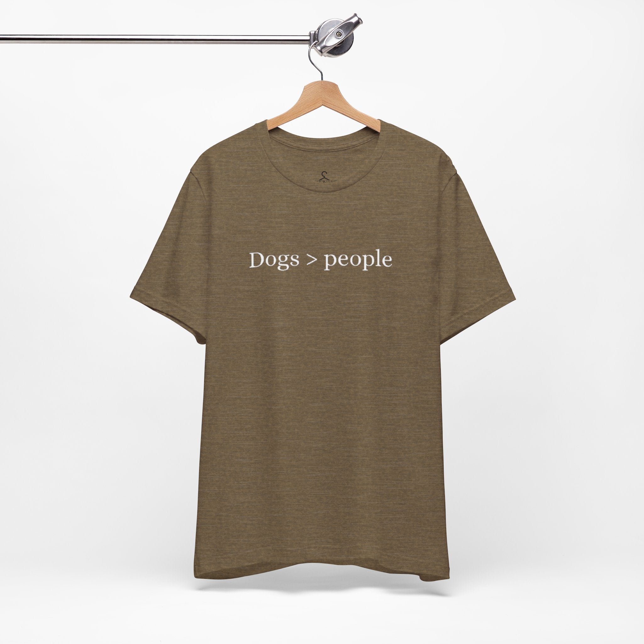 Dogs Greater Than People T-Shirt – Funny Dog Lover Tee