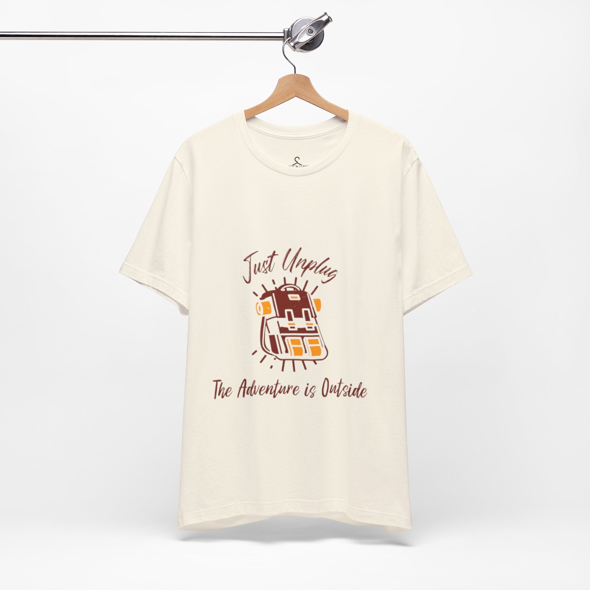 Just Unplug Adventure Is Outside T-Shirt – Outdoor Hiking Camping Tee