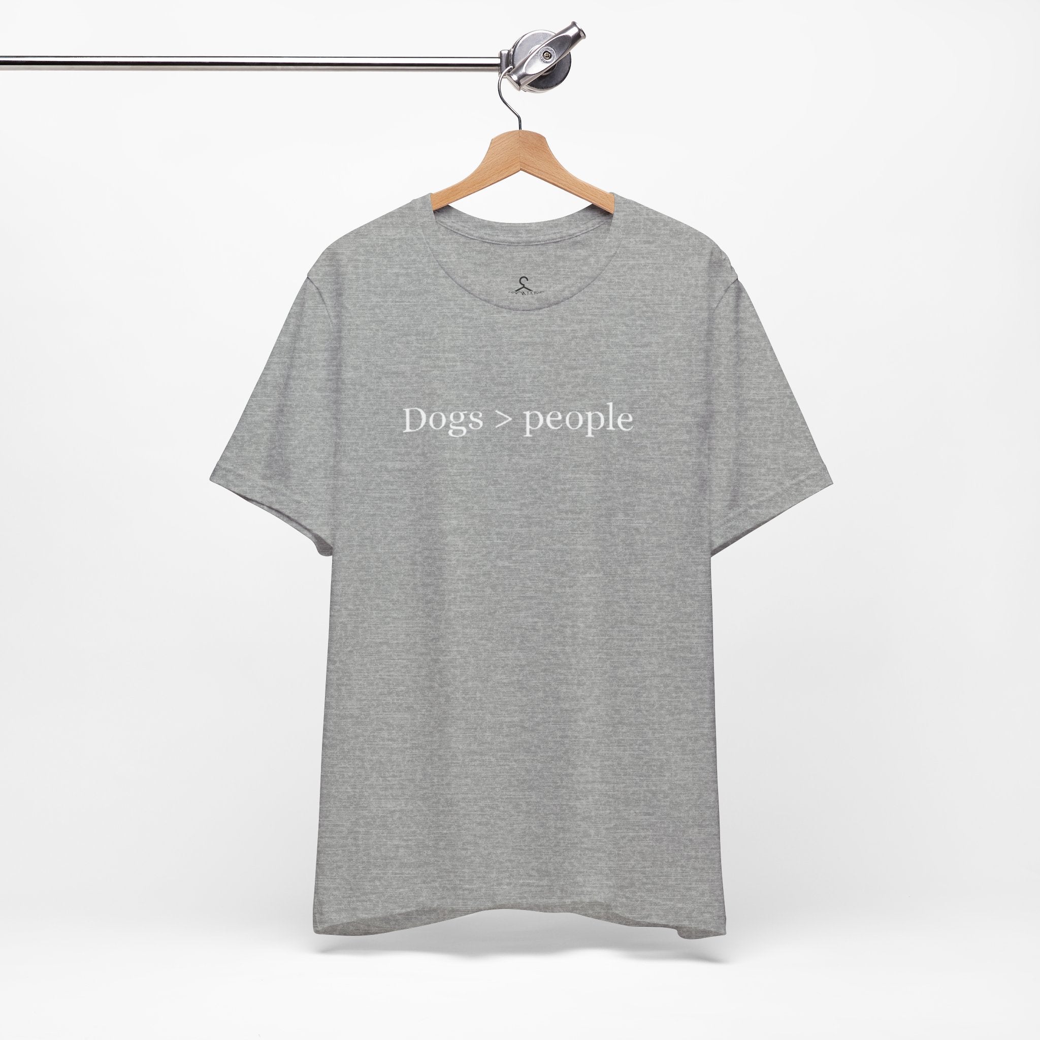 Dogs Greater Than People T-Shirt – Funny Dog Lover Tee