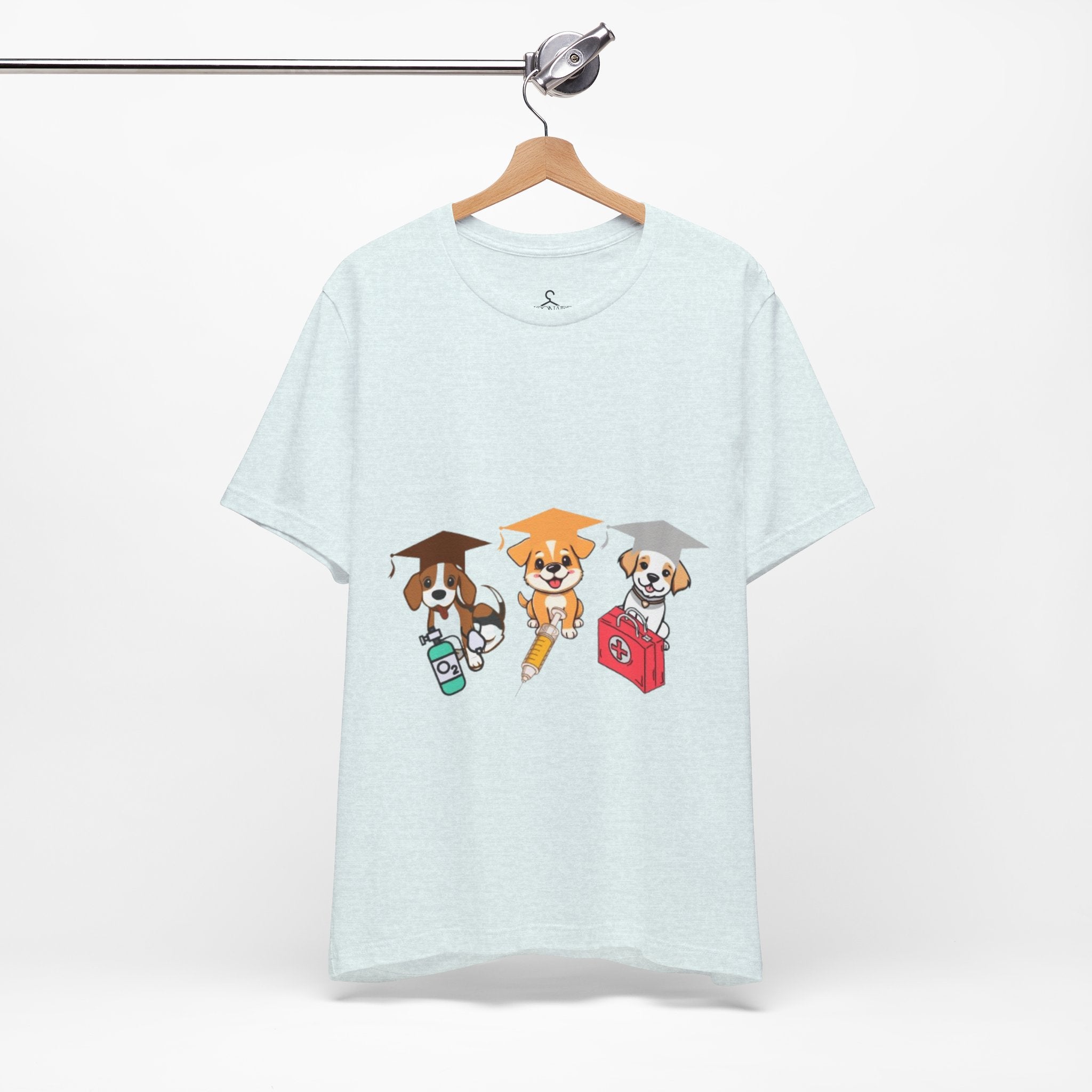 Three Dogs Graphic T-Shirt – Cute Dog Lover Tee