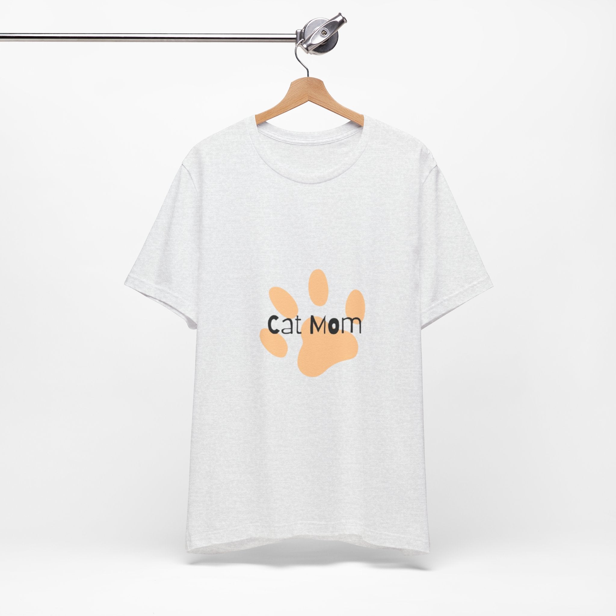 Cat Mom Paw Print T-Shirt