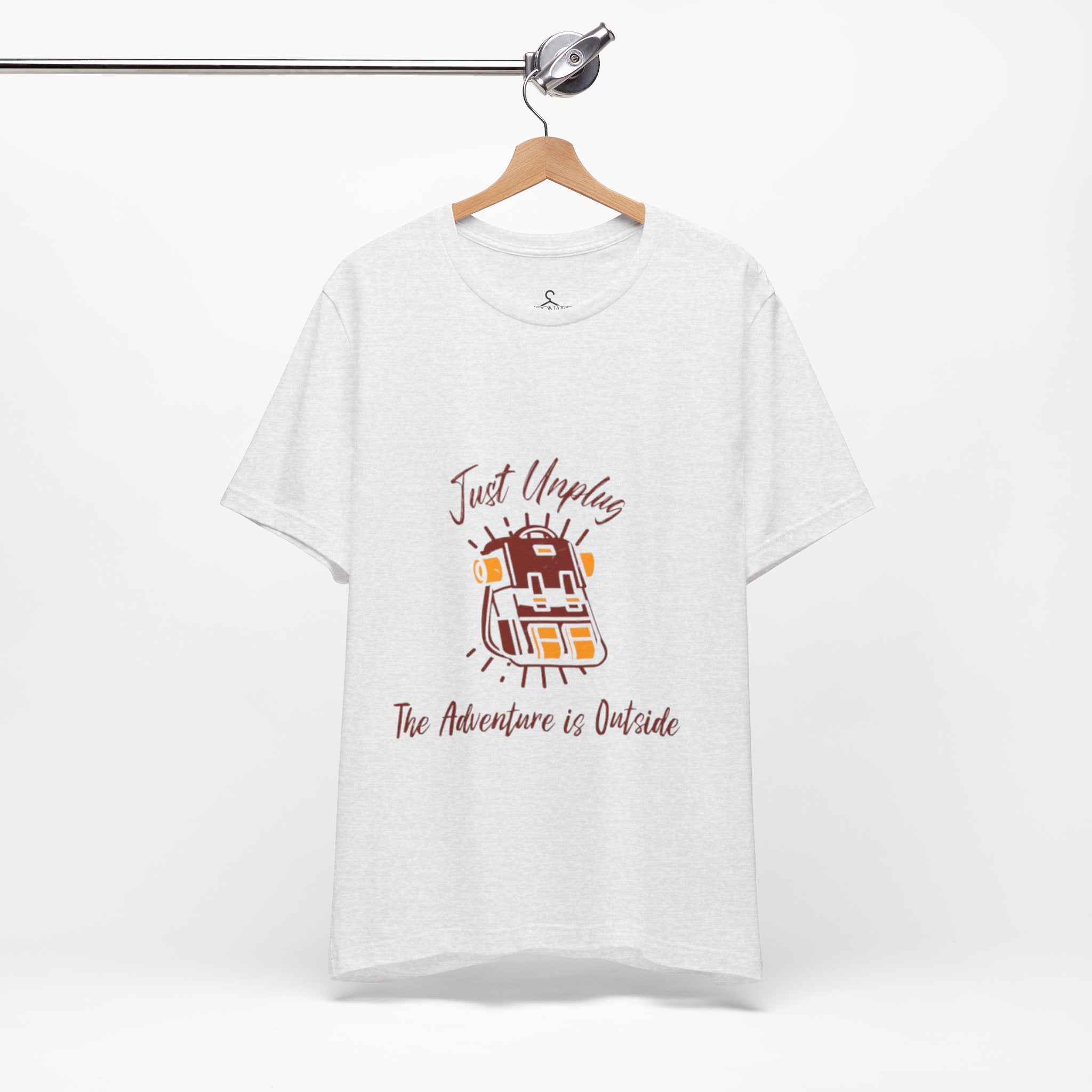 Just Unplug Adventure Is Outside T-Shirt – Outdoor Hiking Camping Tee