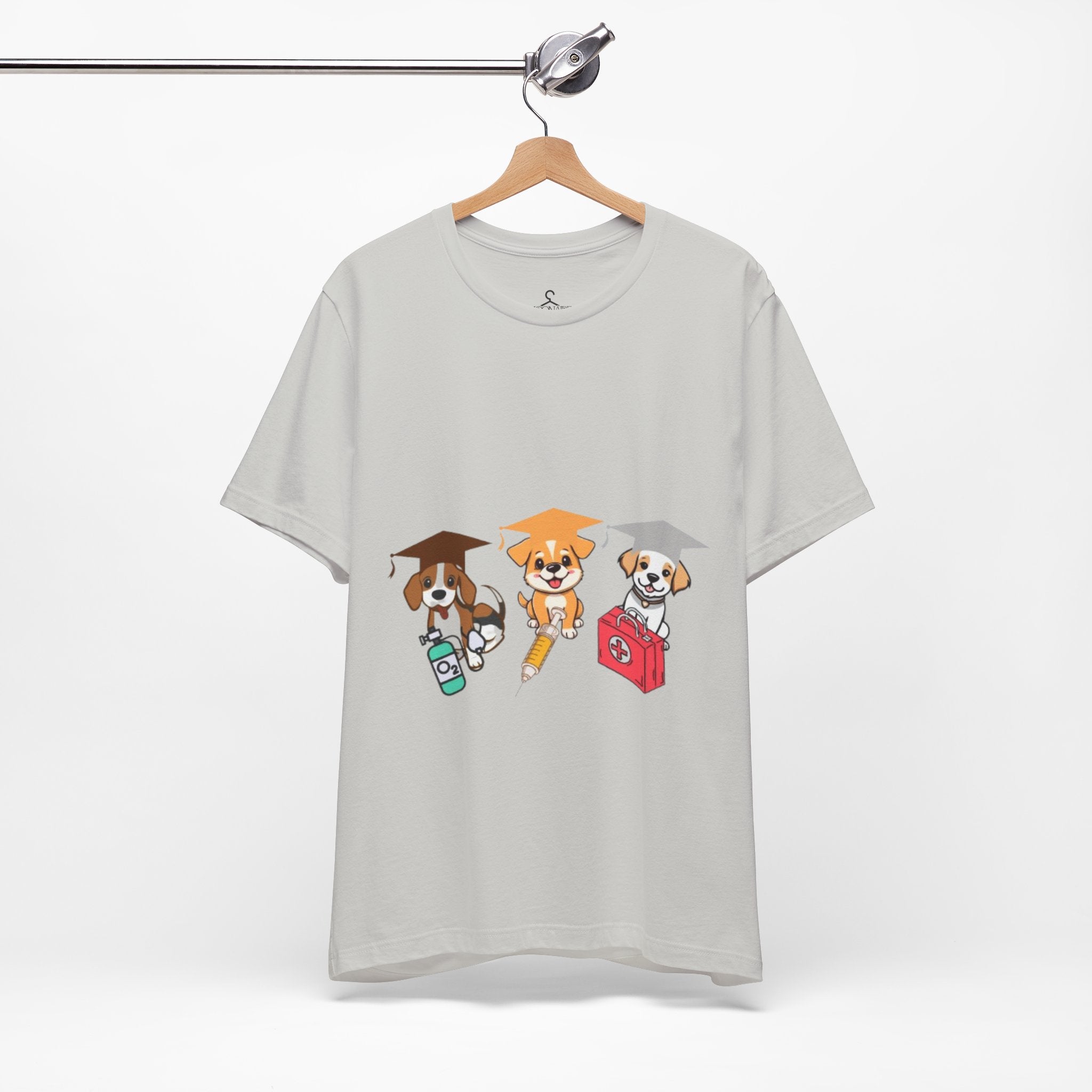 Three Dogs Graphic T-Shirt – Cute Dog Lover Tee