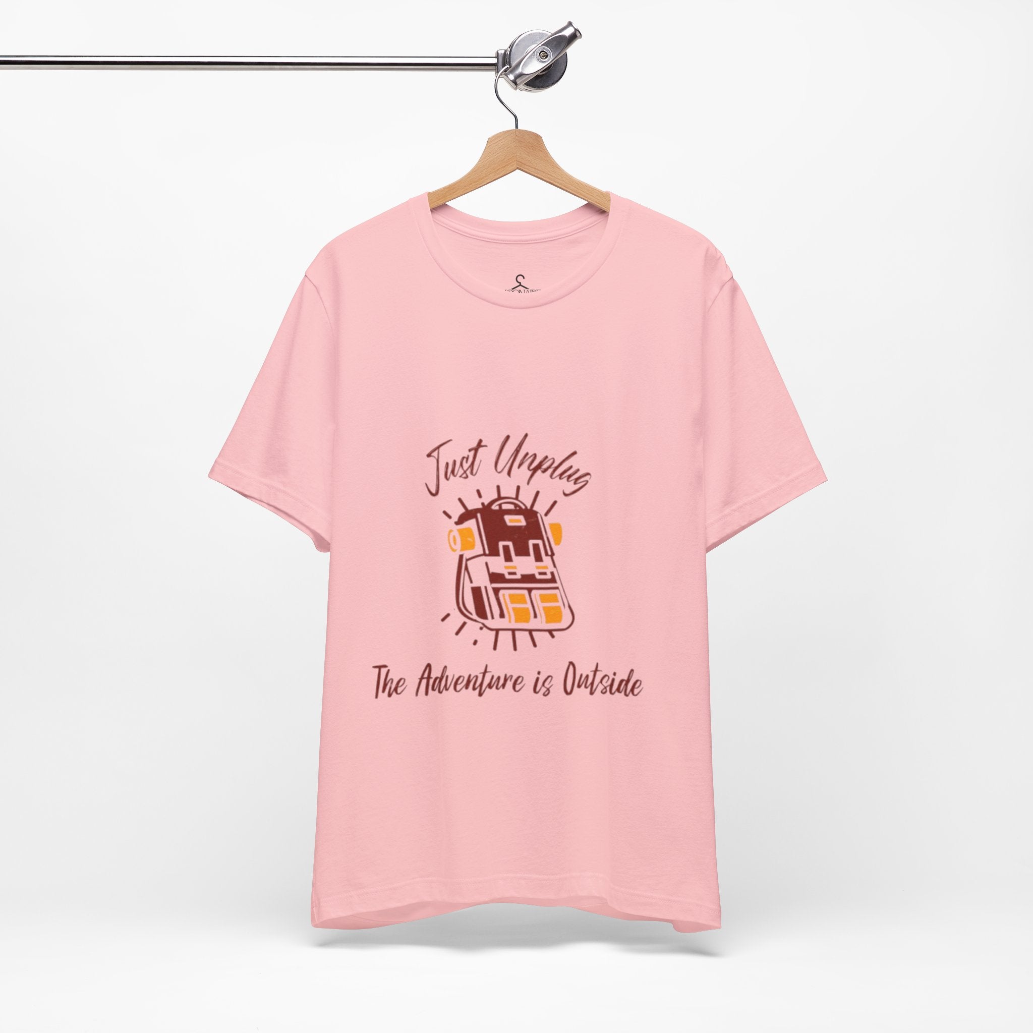Just Unplug Adventure Is Outside T-Shirt – Outdoor Hiking Camping Tee