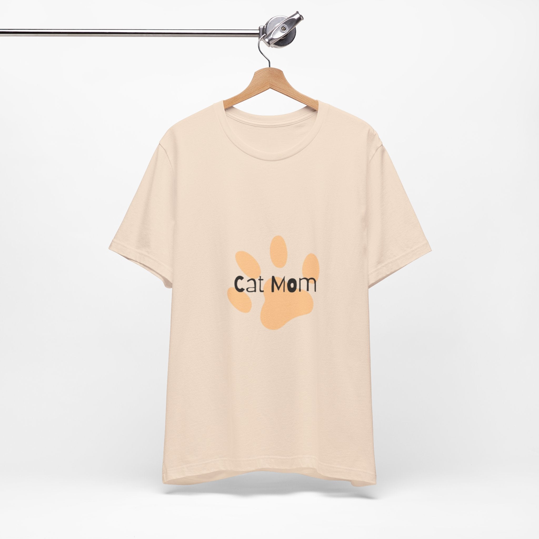 Cat Mom Paw Print T-Shirt