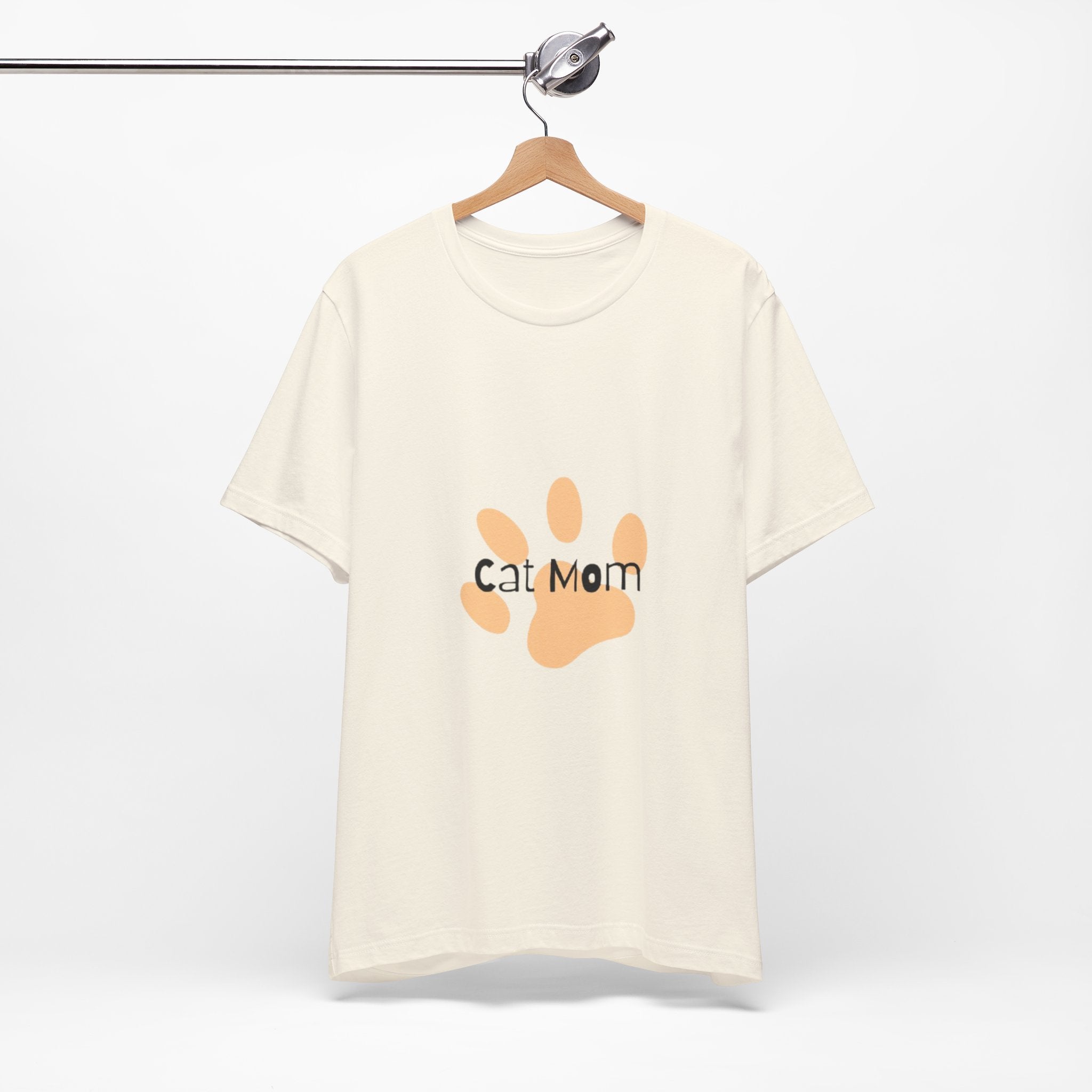 Cat Mom Paw Print T-Shirt