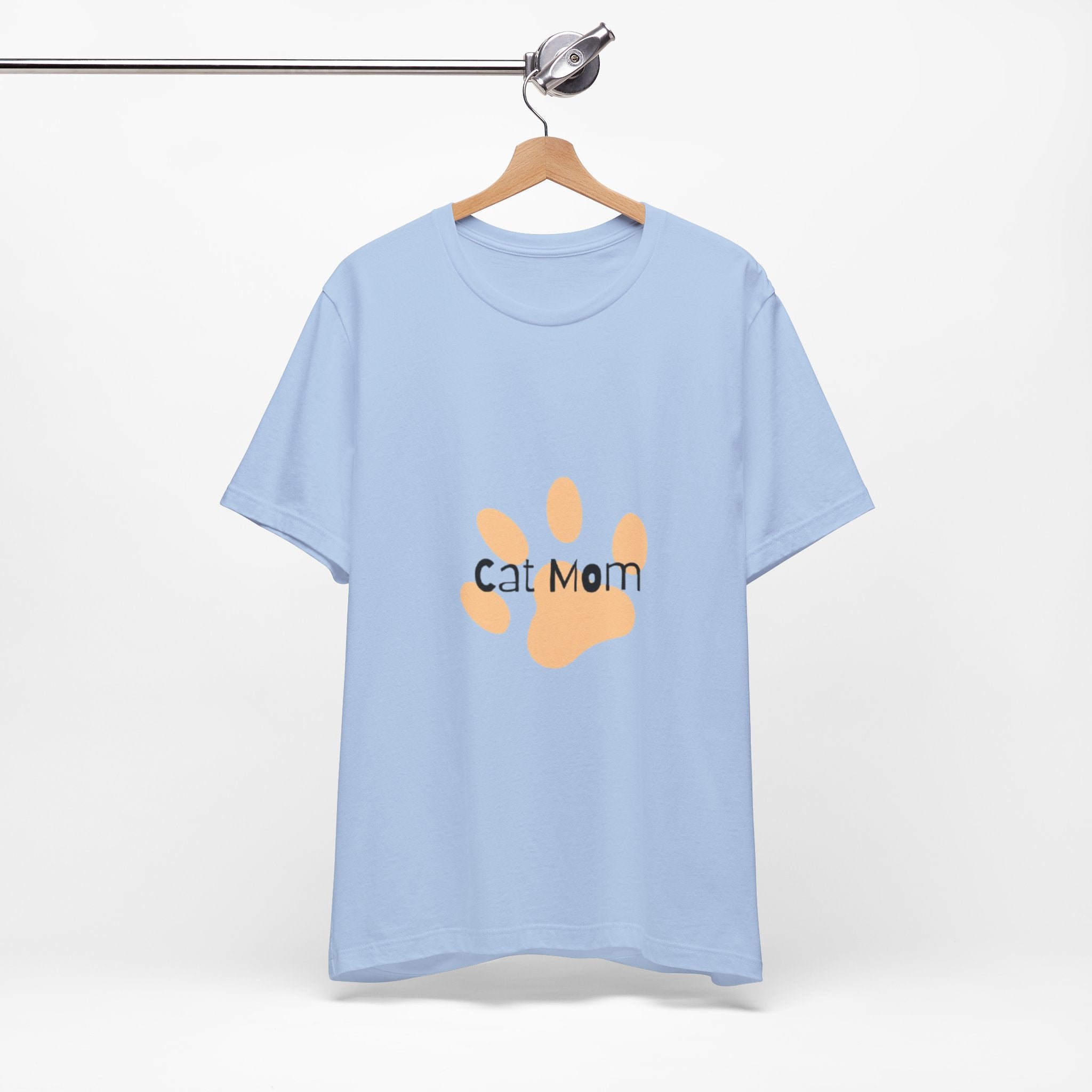 Cat Mom Paw Print T-Shirt