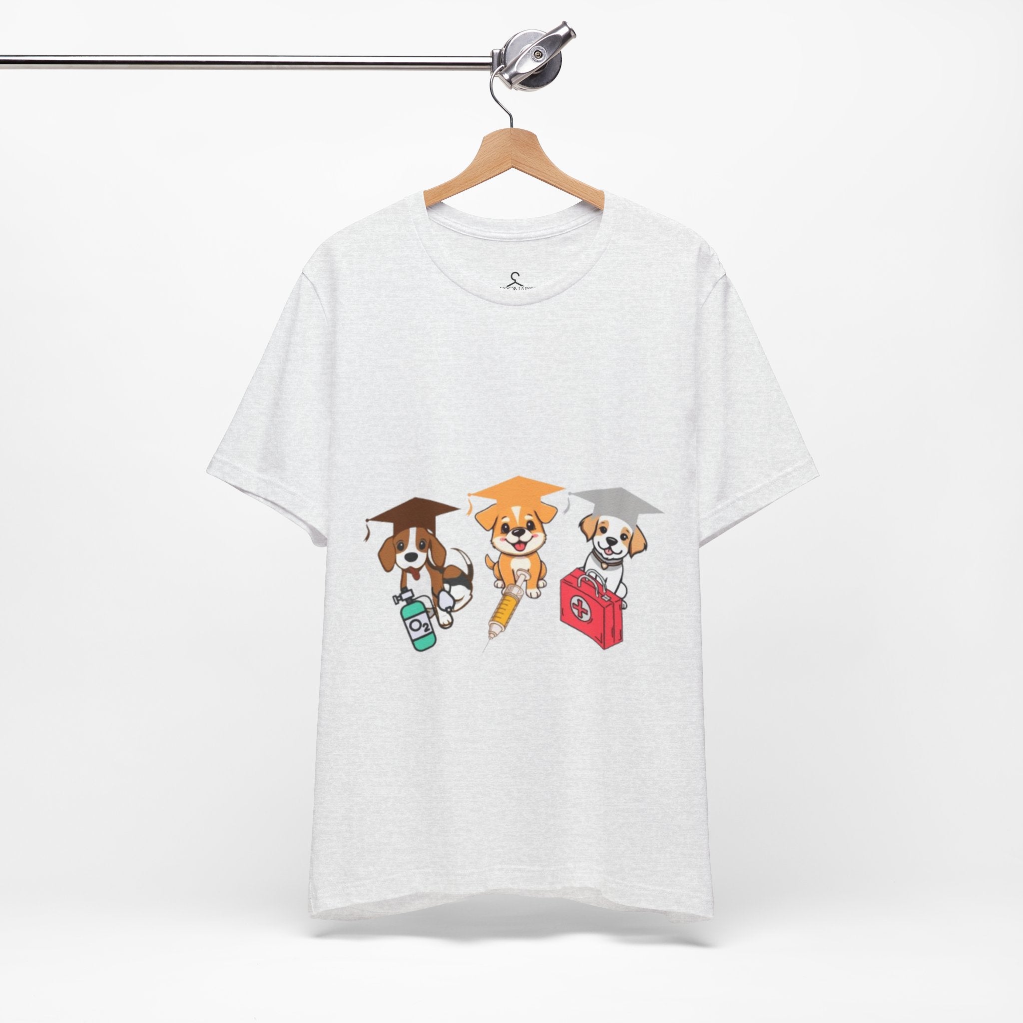 Three Dogs Graphic T-Shirt – Cute Dog Lover Tee