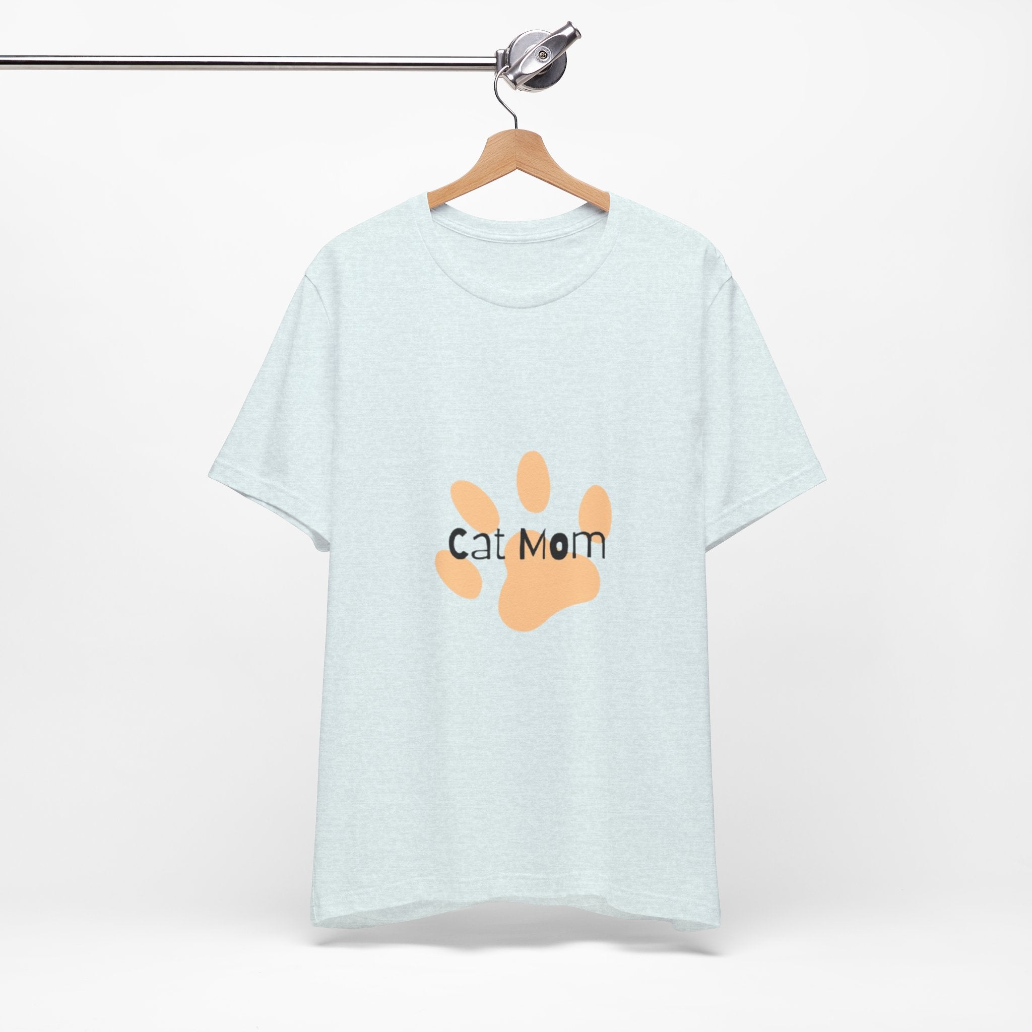 Cat Mom Paw Print T-Shirt