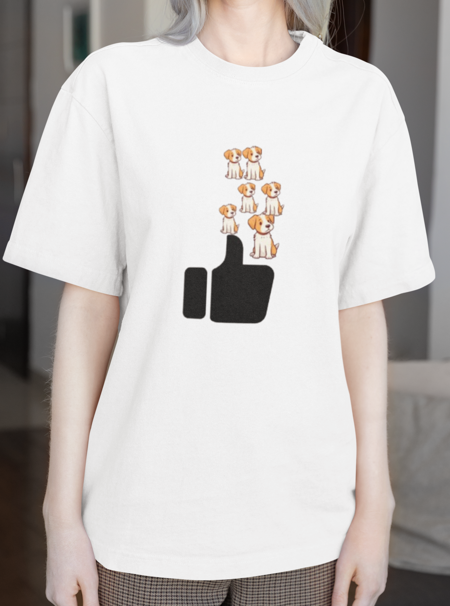 Dogs Pop Out of Like Icon T-Shirt – Funny Dog Lover Tee