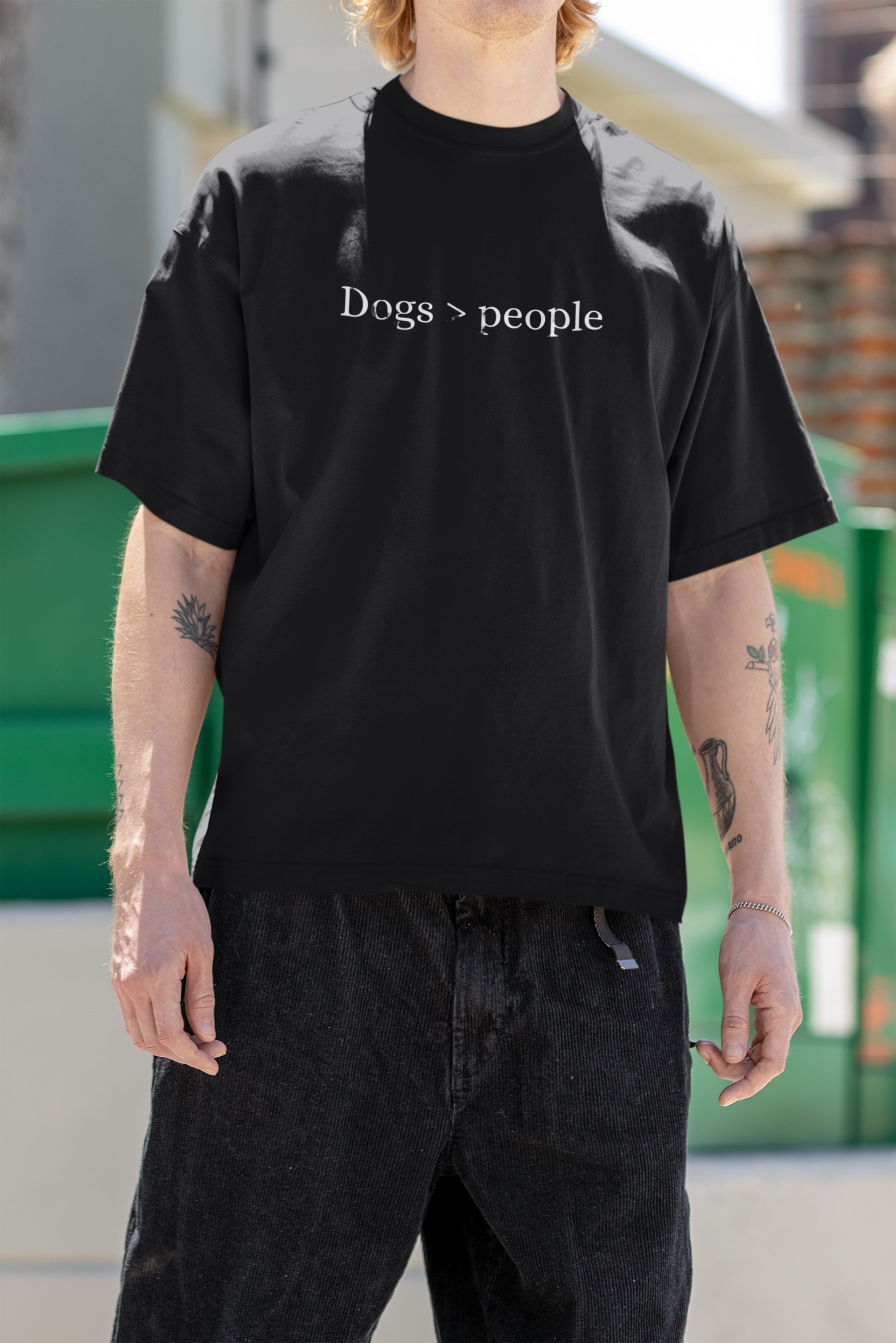 Dogs Greater Than People T-Shirt – Funny Dog Lover Tee