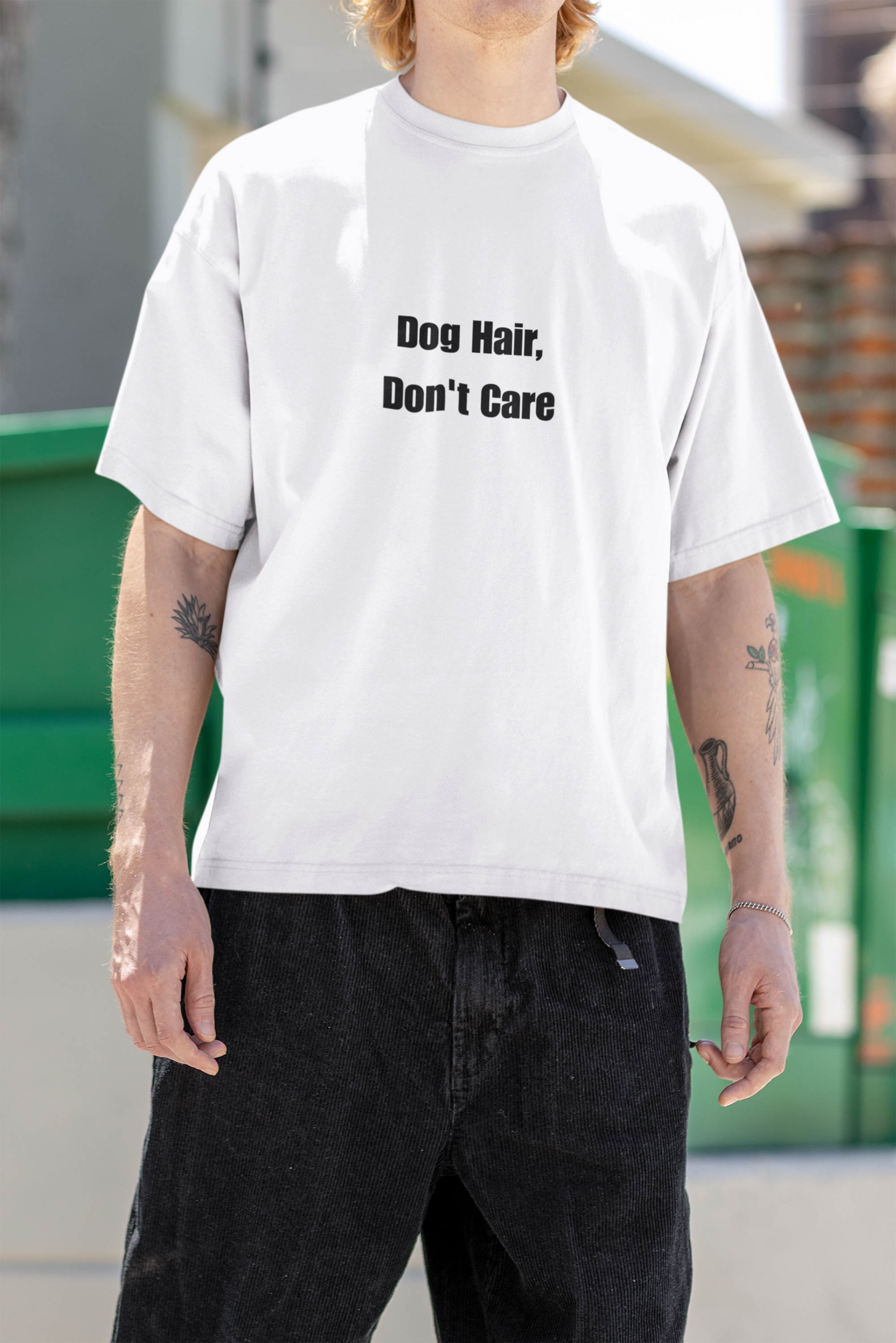 Dog Hair Don’t Care T-Shirt – Funny Dog Lover Tee for Pet Parents