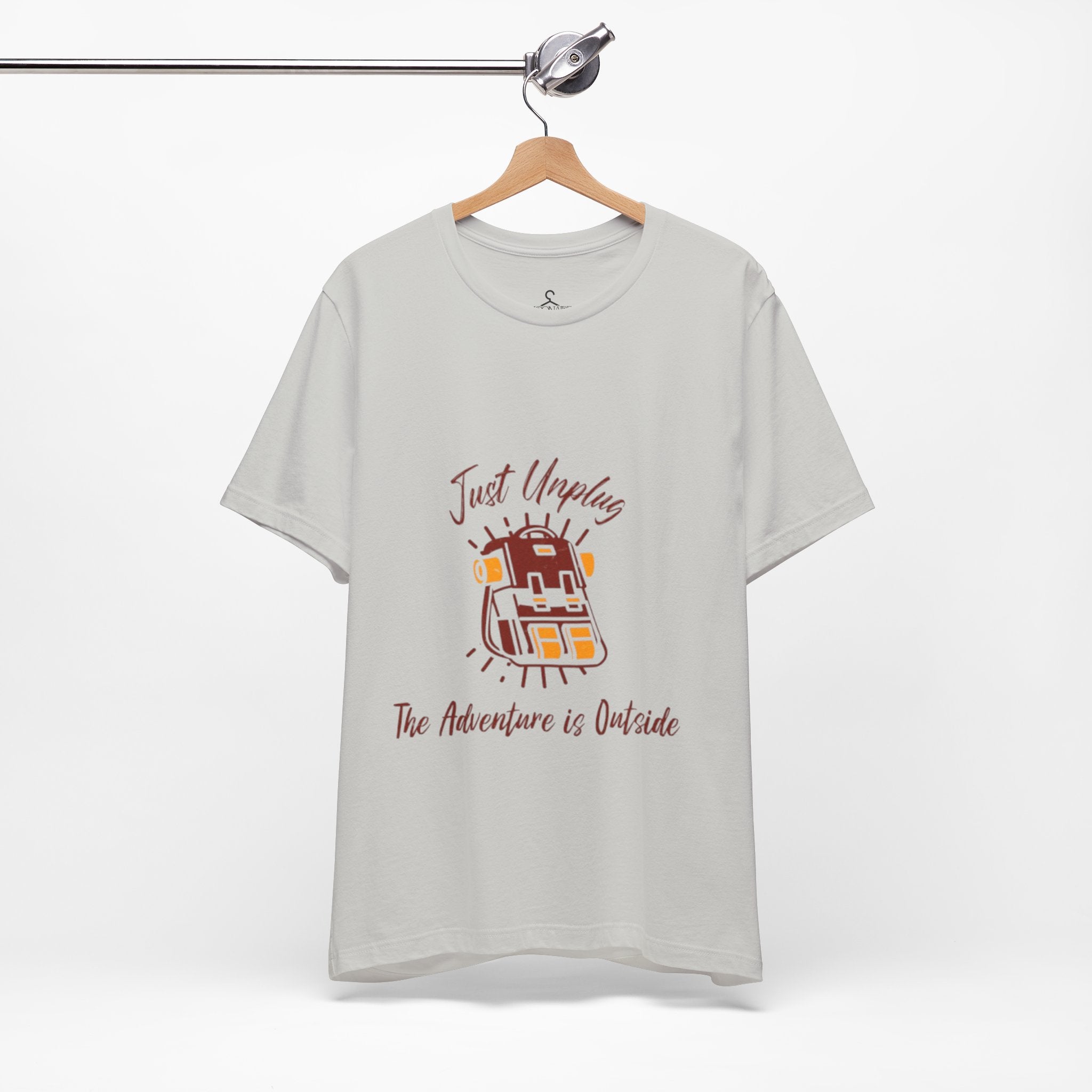 Just Unplug Adventure Is Outside T-Shirt – Outdoor Hiking Camping Tee