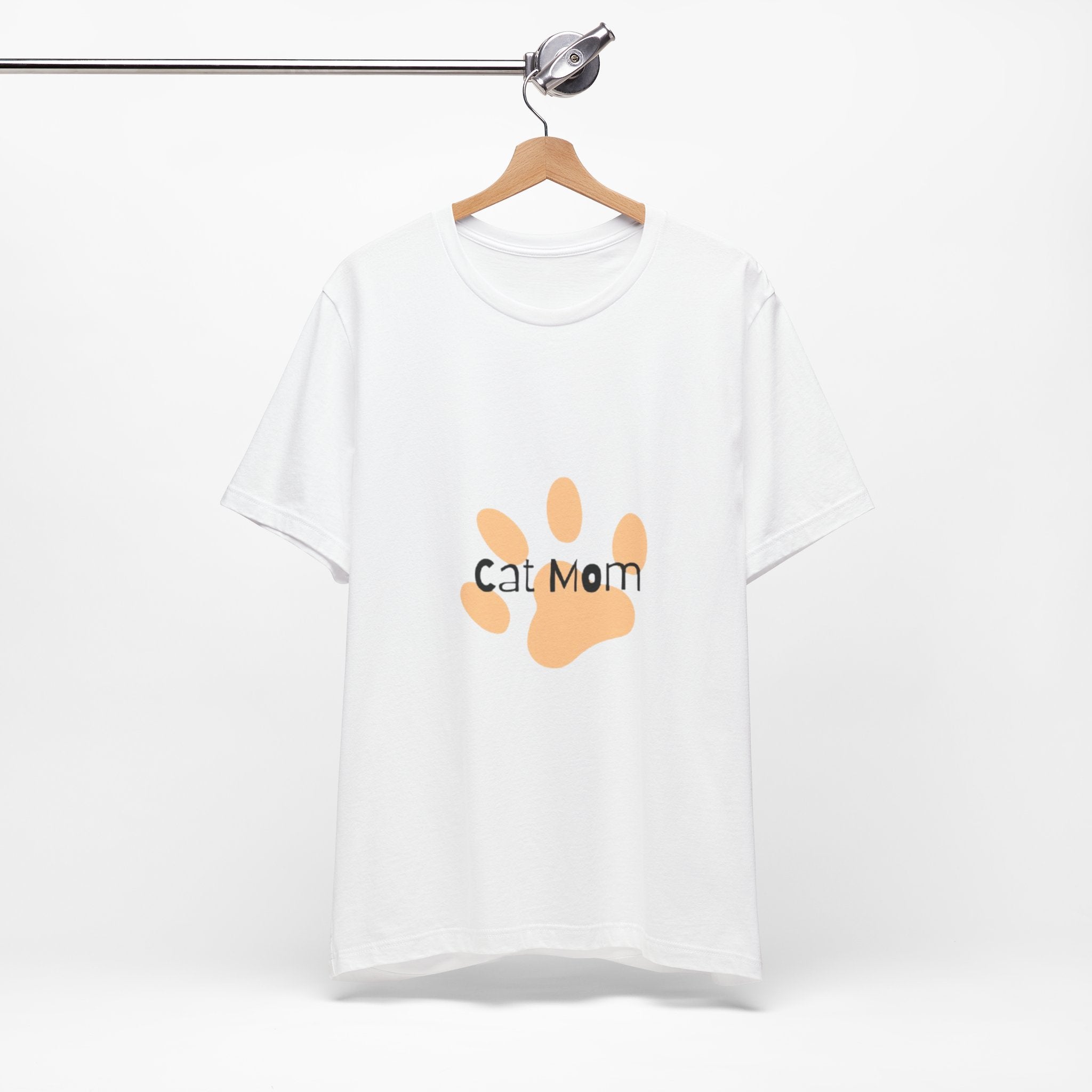 Cat Mom Paw Print T-Shirt