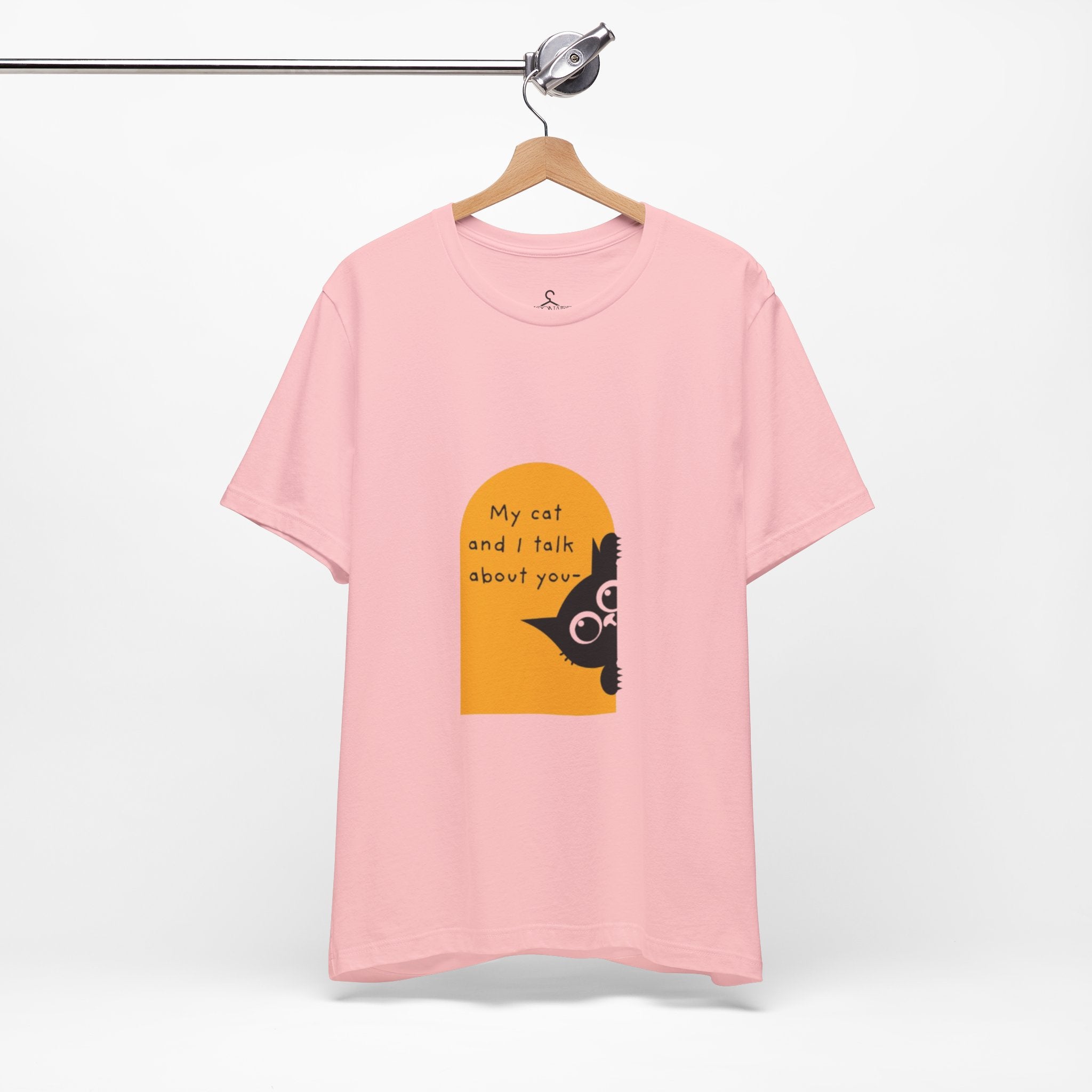 Me and My Cat Talk About You T-Shirt – Funny Cat Lover Tee