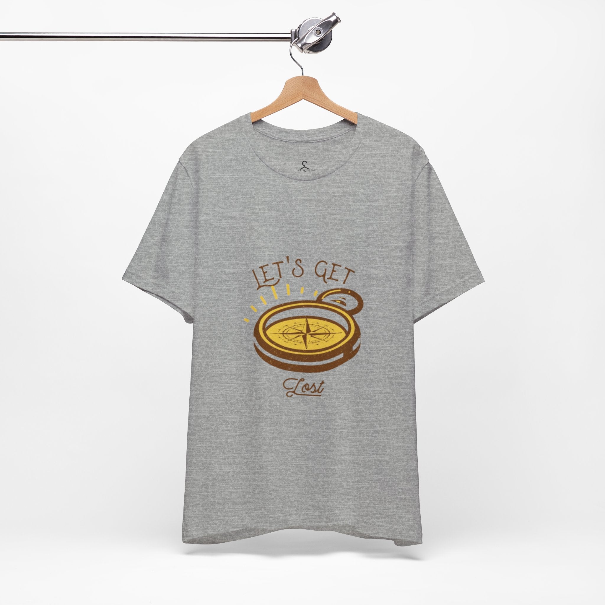 Let’s Get Lost T-Shirt – Compass Outdoor Adventure Travel Tee