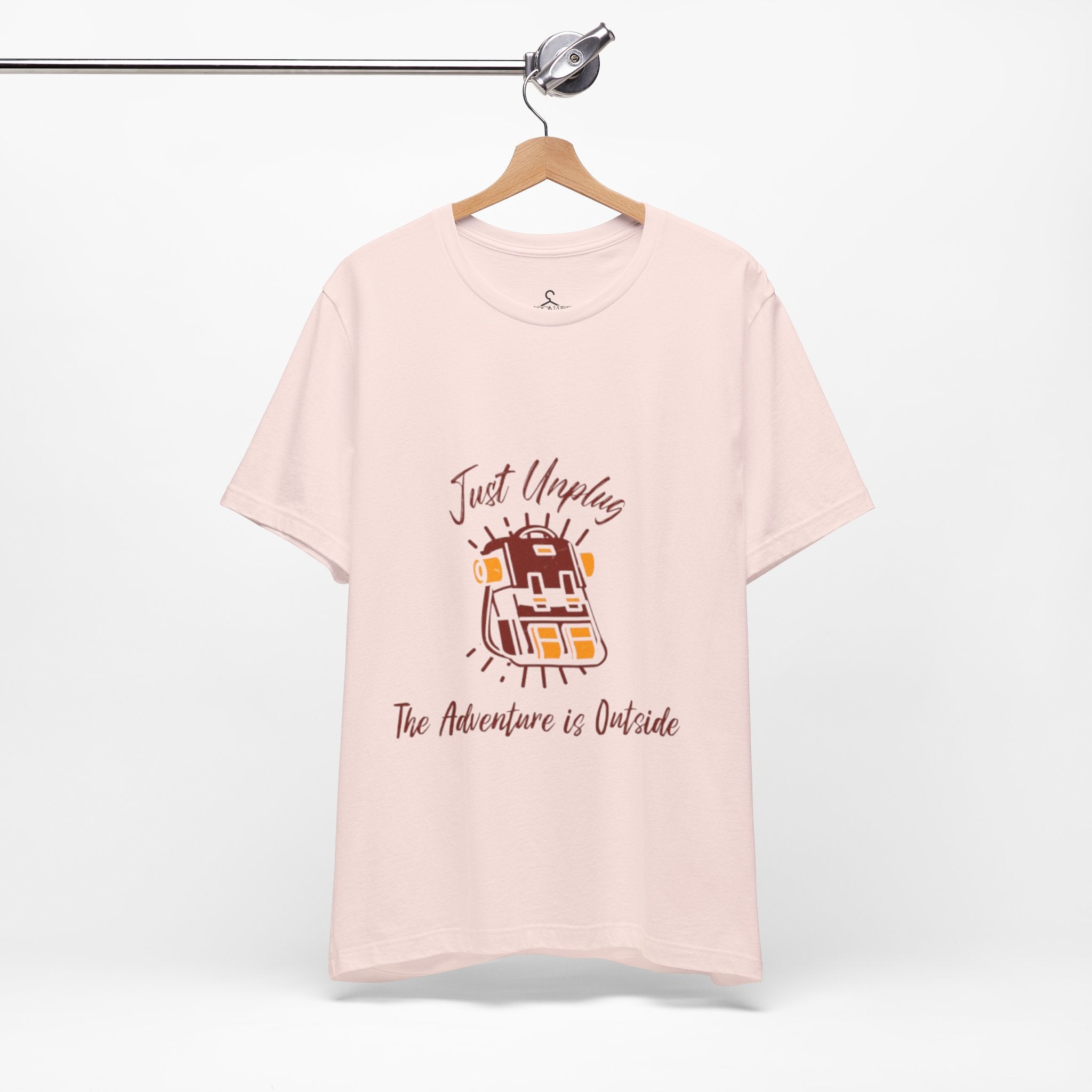 Just Unplug Adventure Is Outside T-Shirt – Outdoor Hiking Camping Tee