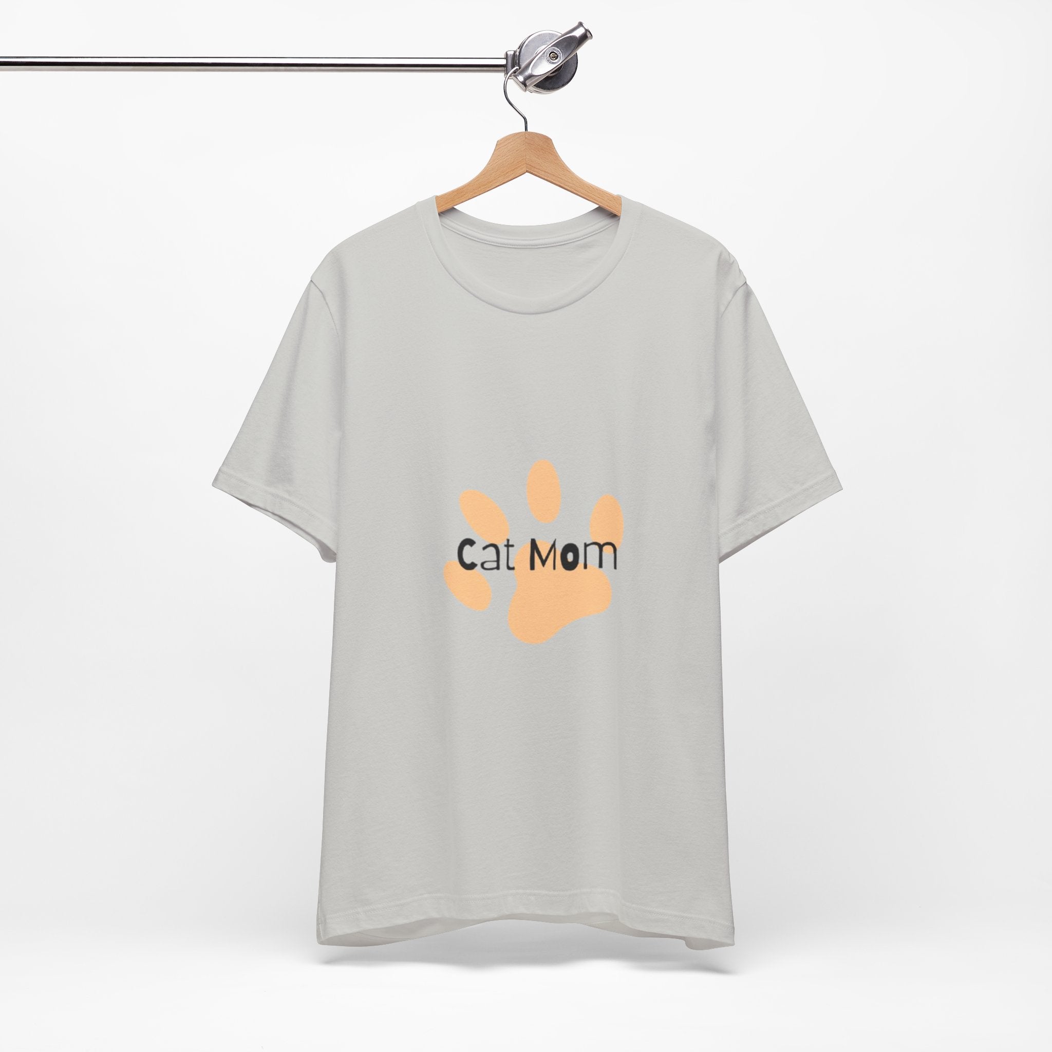 Cat Mom Paw Print T-Shirt