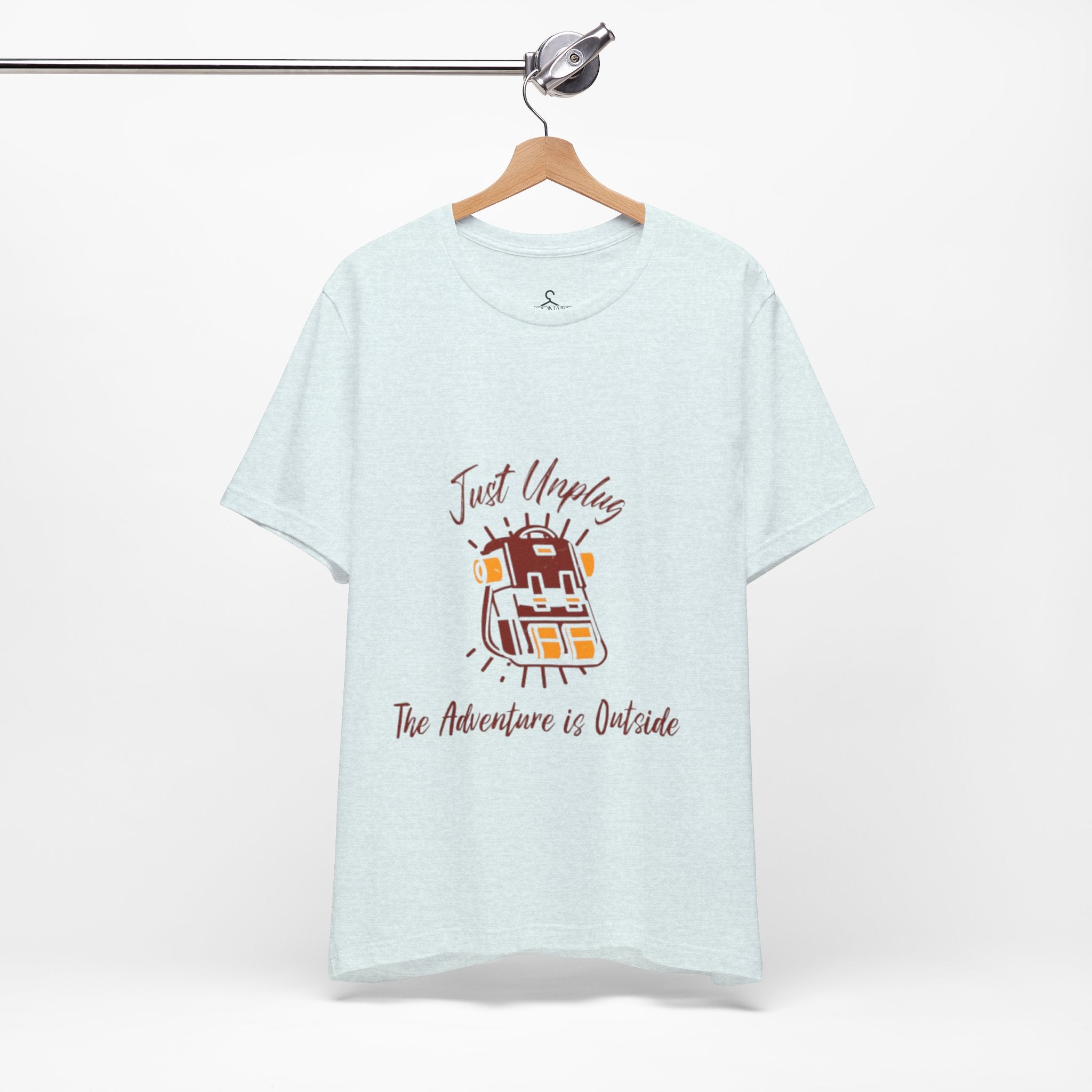 Just Unplug Adventure Is Outside T-Shirt – Outdoor Hiking Camping Tee