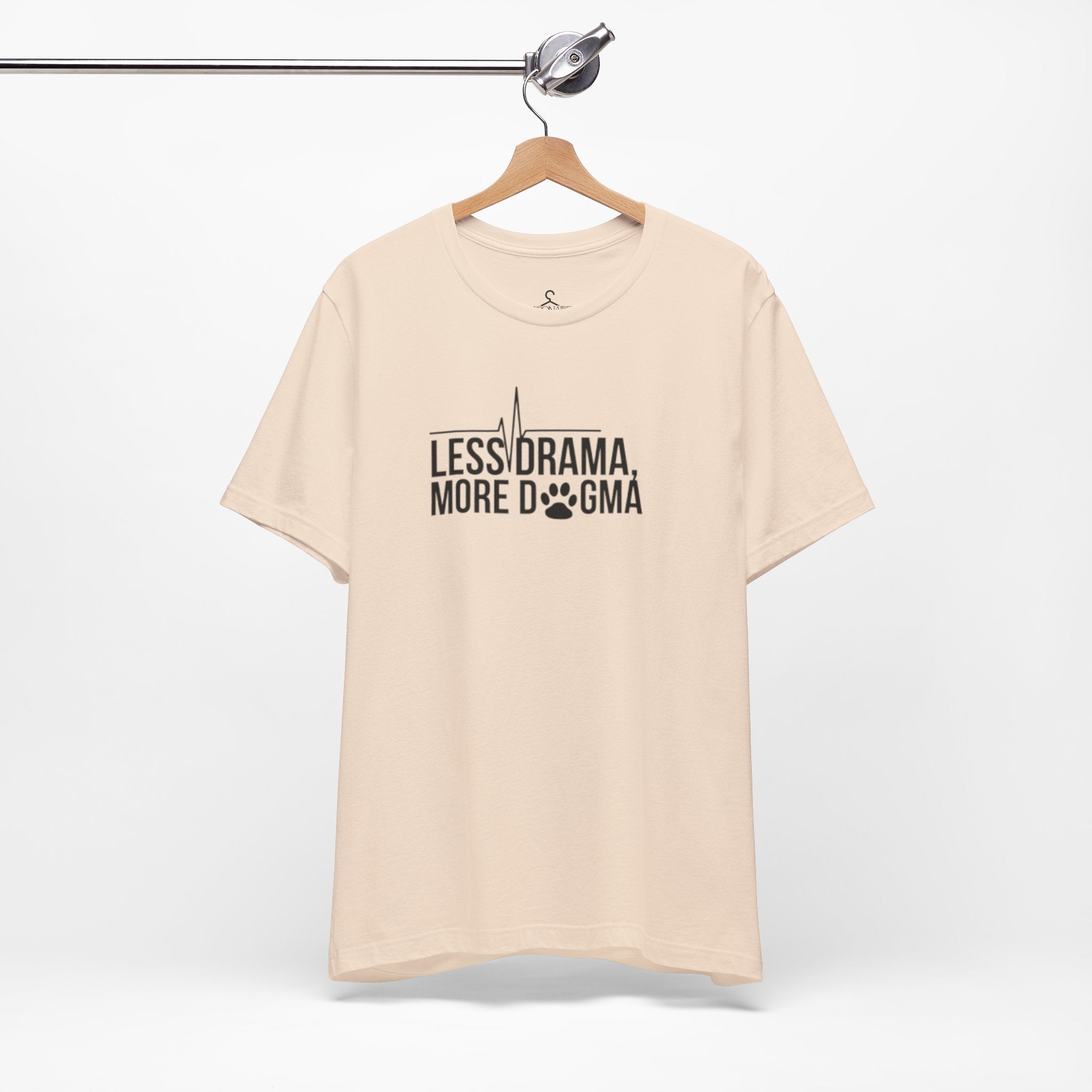 Less Drama More Dog Mama T-Shirt – Funny Dog Mom Tee