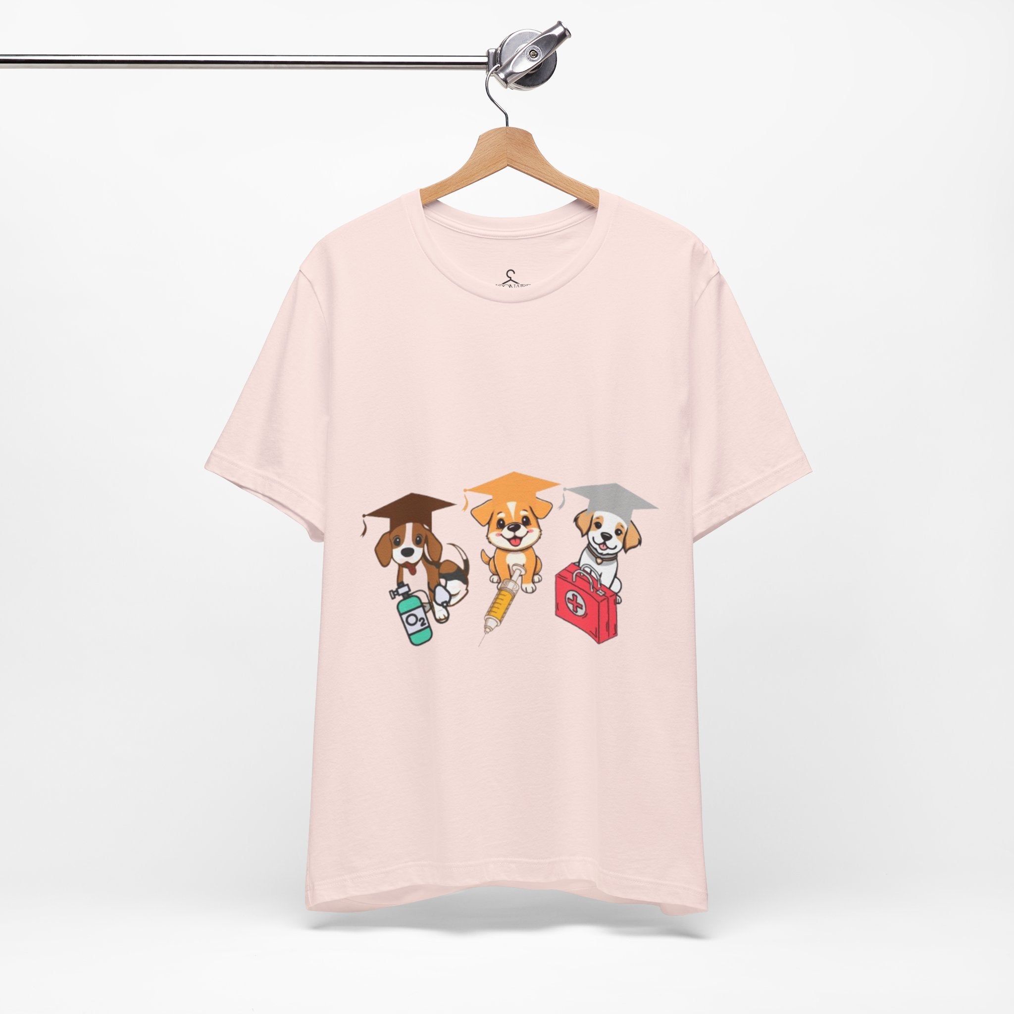 Three Dogs Graphic T-Shirt – Cute Dog Lover Tee