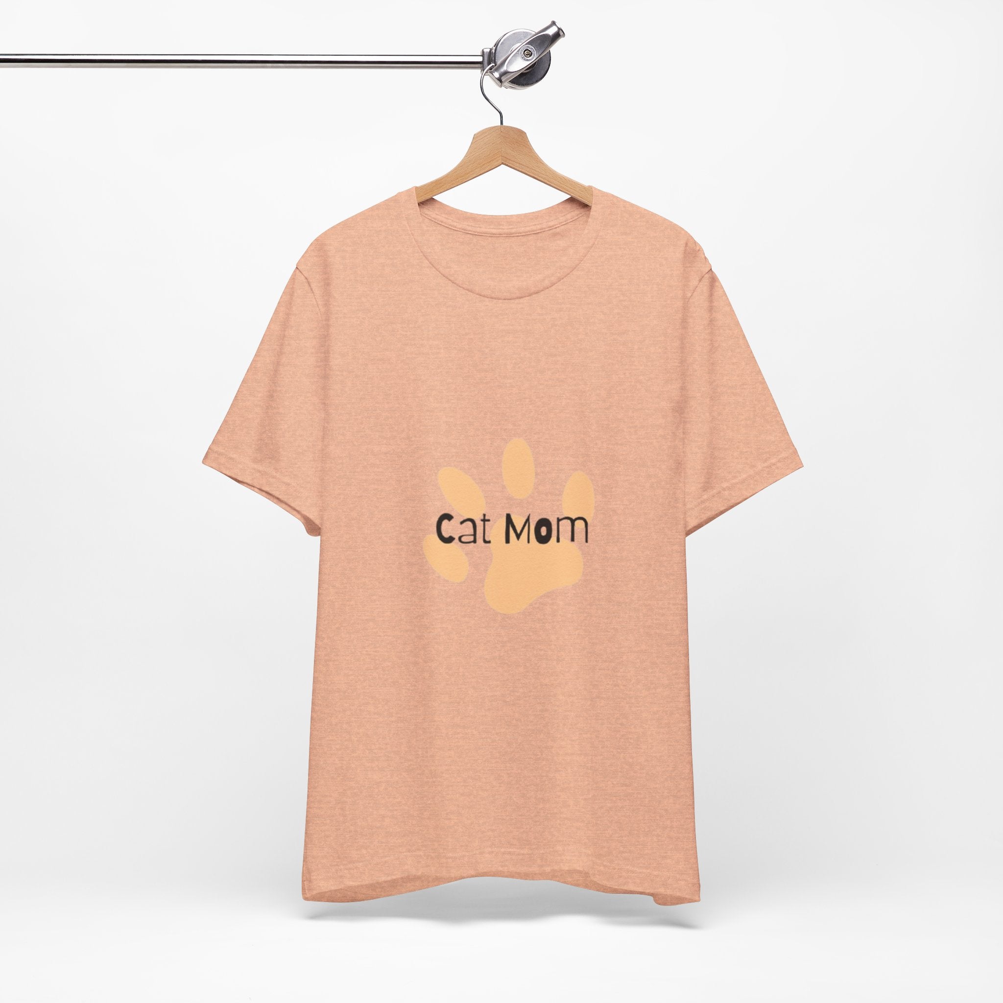 Cat Mom Paw Print T-Shirt